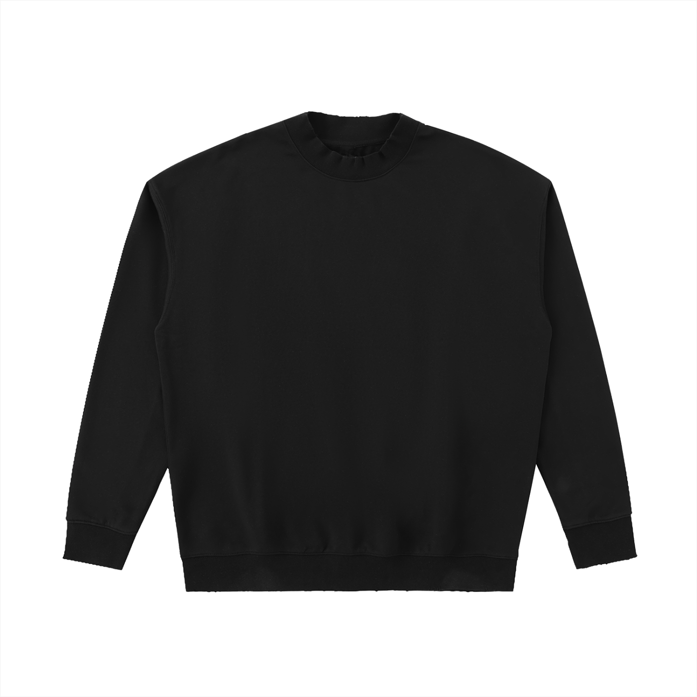 Essential Raw-Edge crewneck sweatshirt