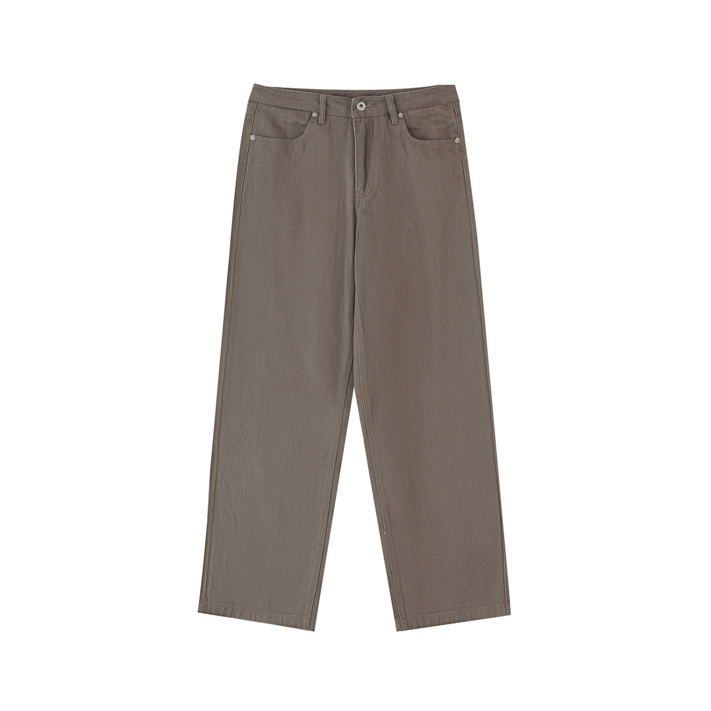 Essential Straight-Leg Cotton Pants