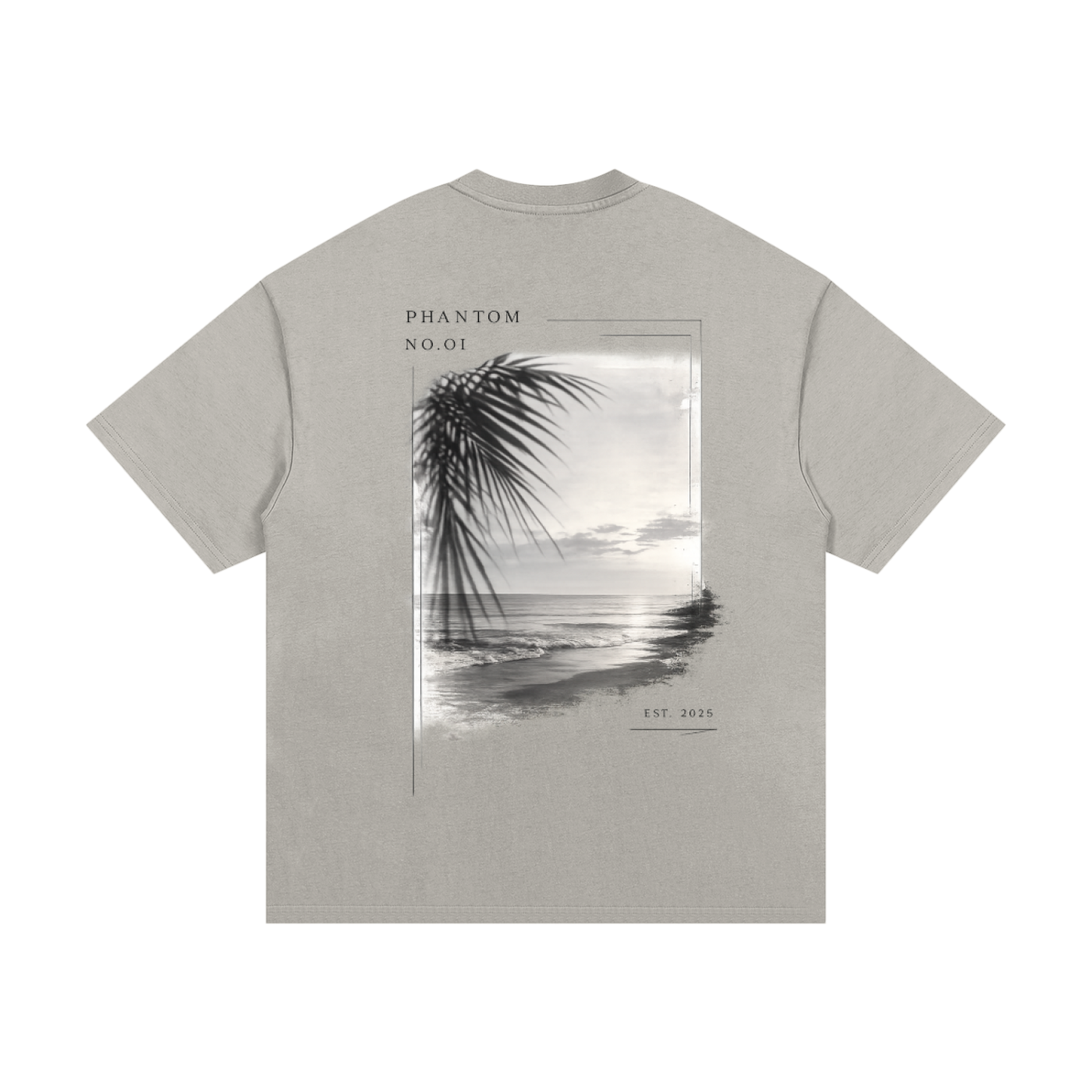 "Coastal Stillness" Cotton T-Shirt