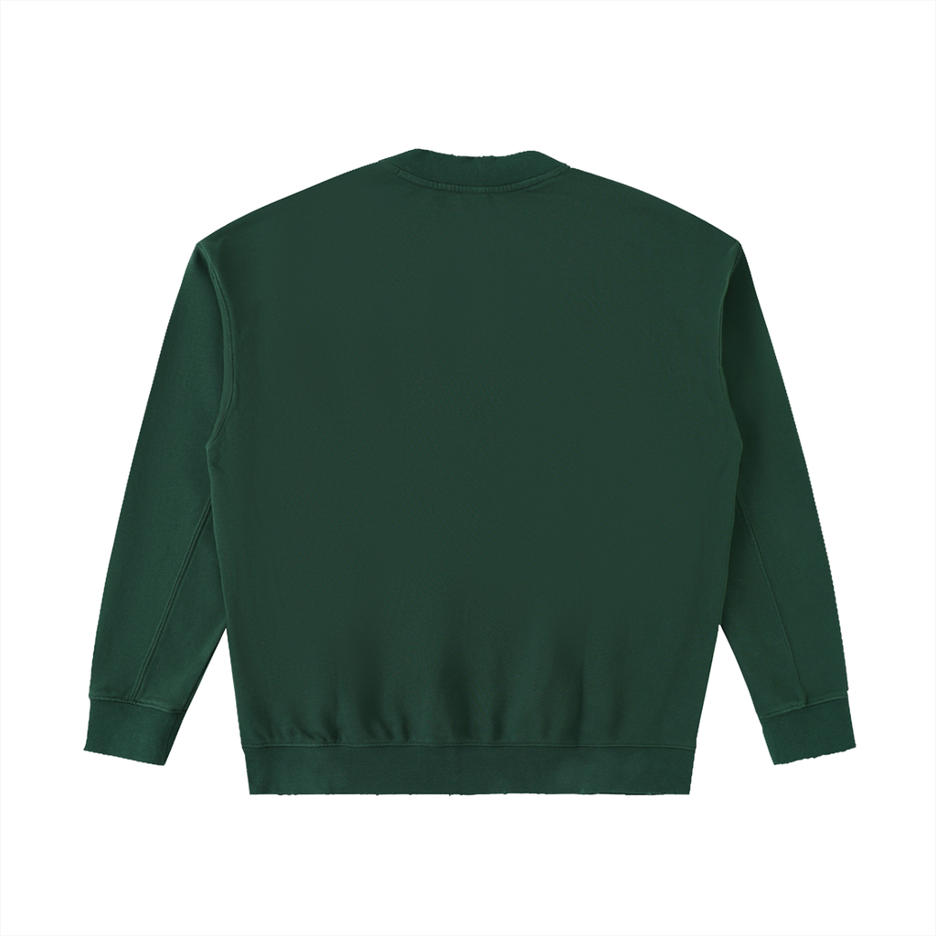 Essential Raw-Edge crewneck sweatshirt