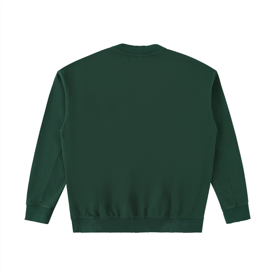 Essential Raw-Edge crewneck sweatshirt