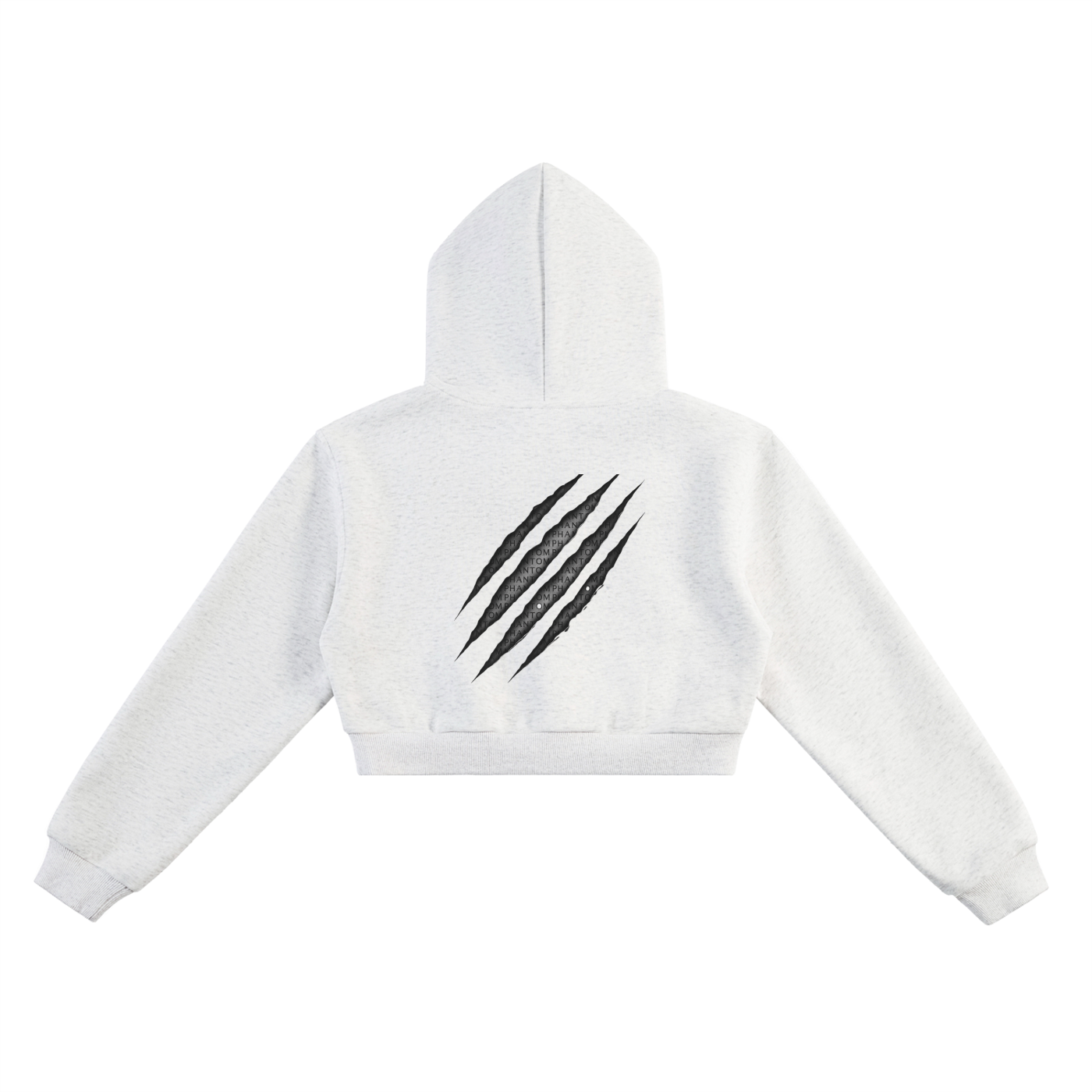 Claw Through Cropped Hoodie