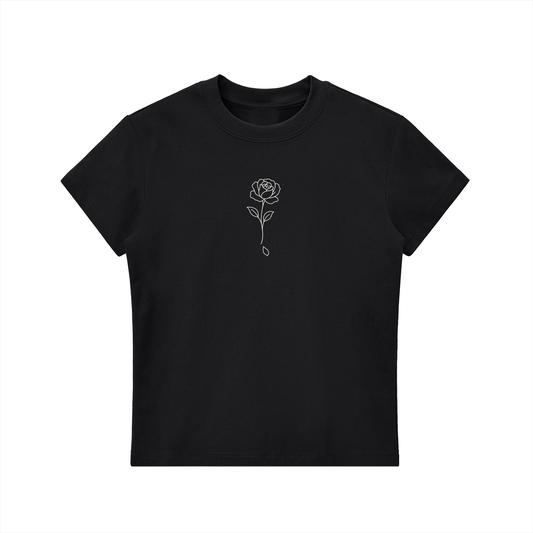 Fallen Rose Crewneck T-Shirt