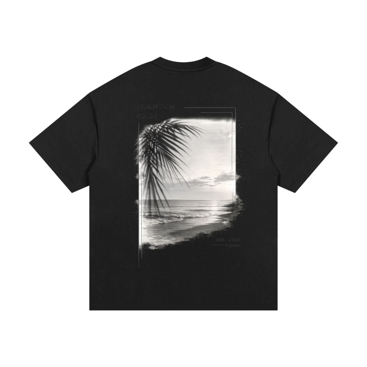 "Coastal Stillness" Cotton T-Shirt