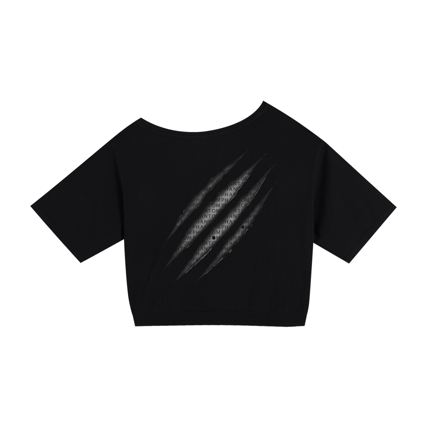 Claw Through Drop Shoulder Cotton T-Shirt