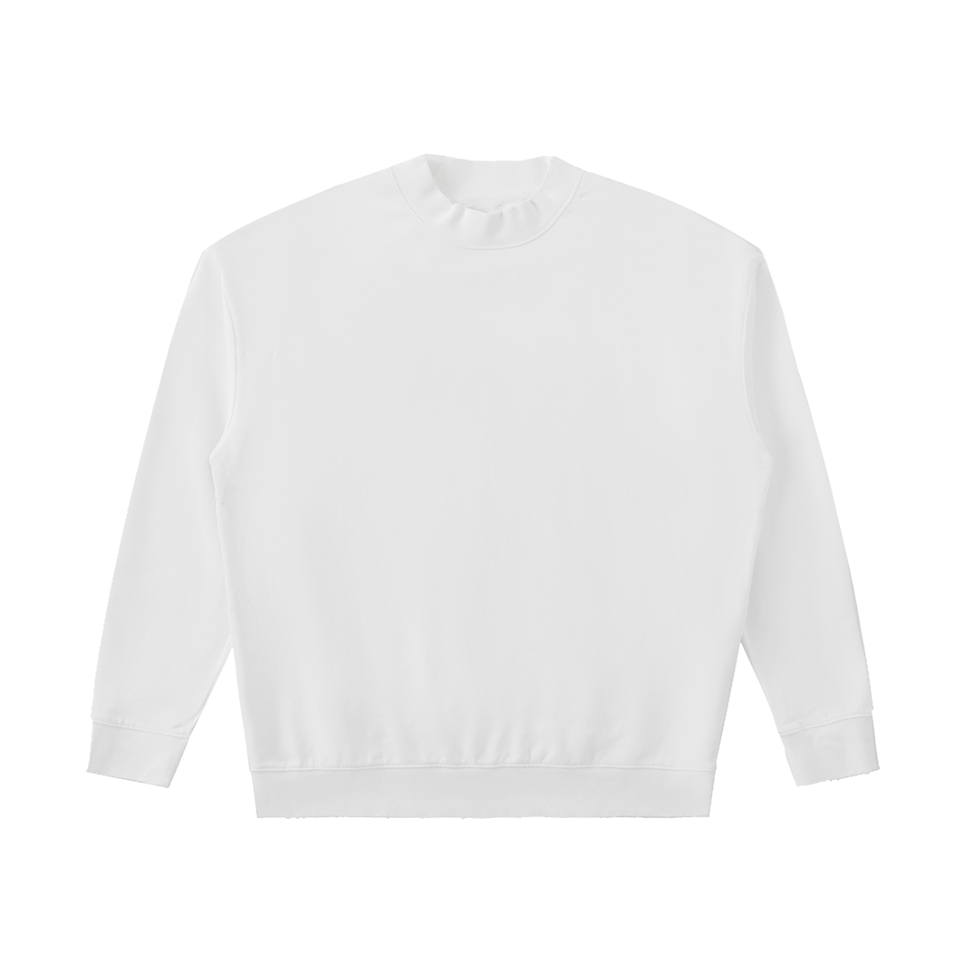 Essential Raw-Edge crewneck sweatshirt
