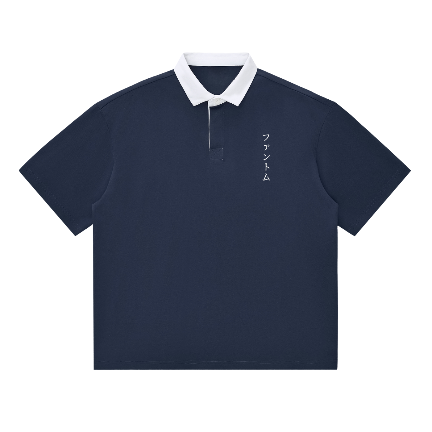 Katakana Contrast Polo