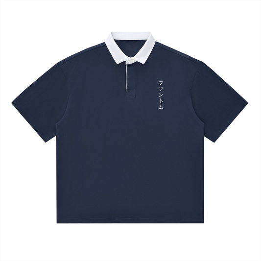 Katakana Contrast Polo
