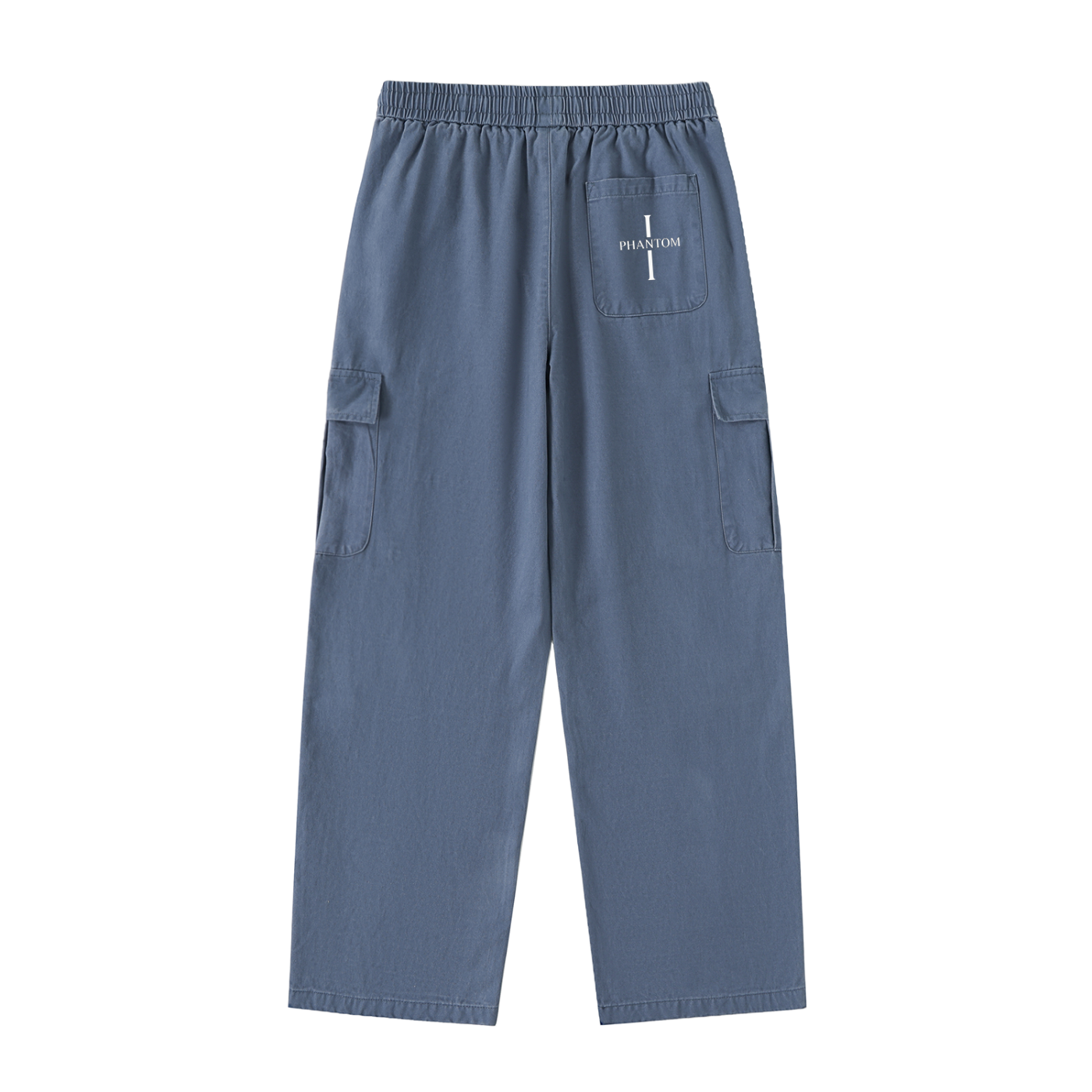 Phantom Cross Drawstring Straight-Leg Cargo Pants
