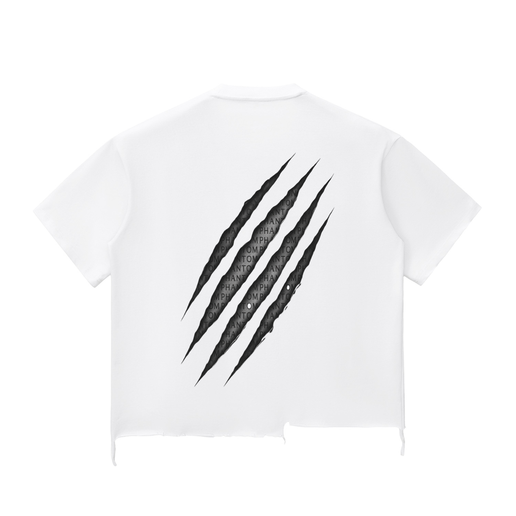Claw Through Snow Wash Distressed T-Shirt