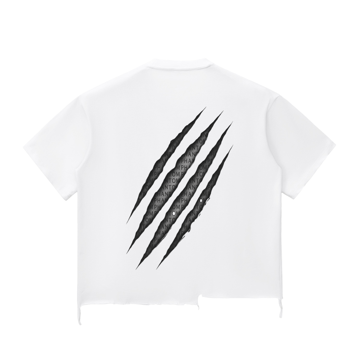 Claw Through Snow Wash Distressed T-Shirt