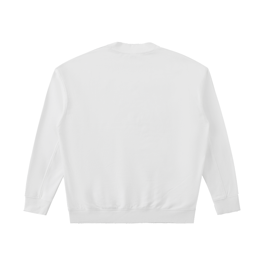 Essential Raw-Edge crewneck sweatshirt