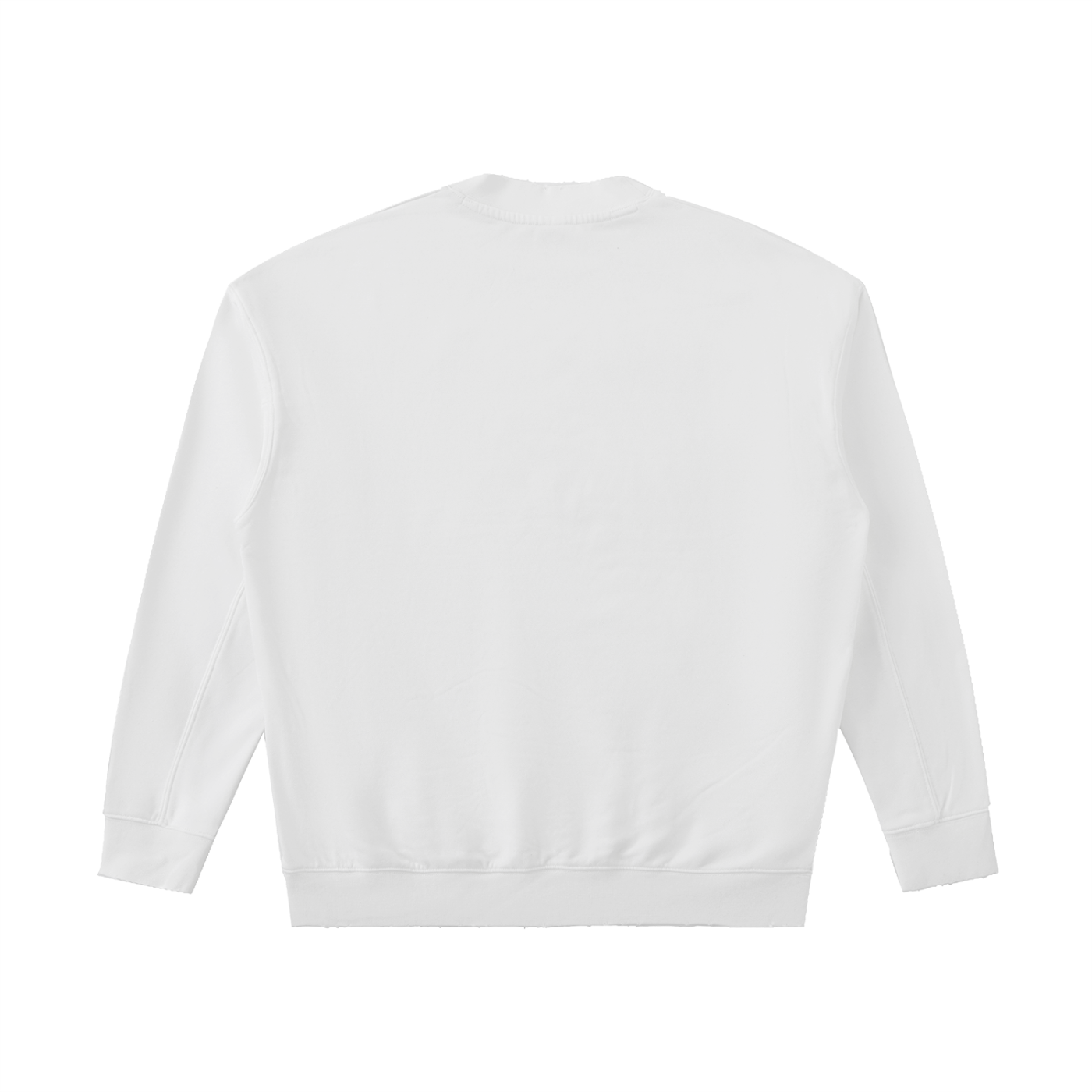 Essential Raw-Edge crewneck sweatshirt