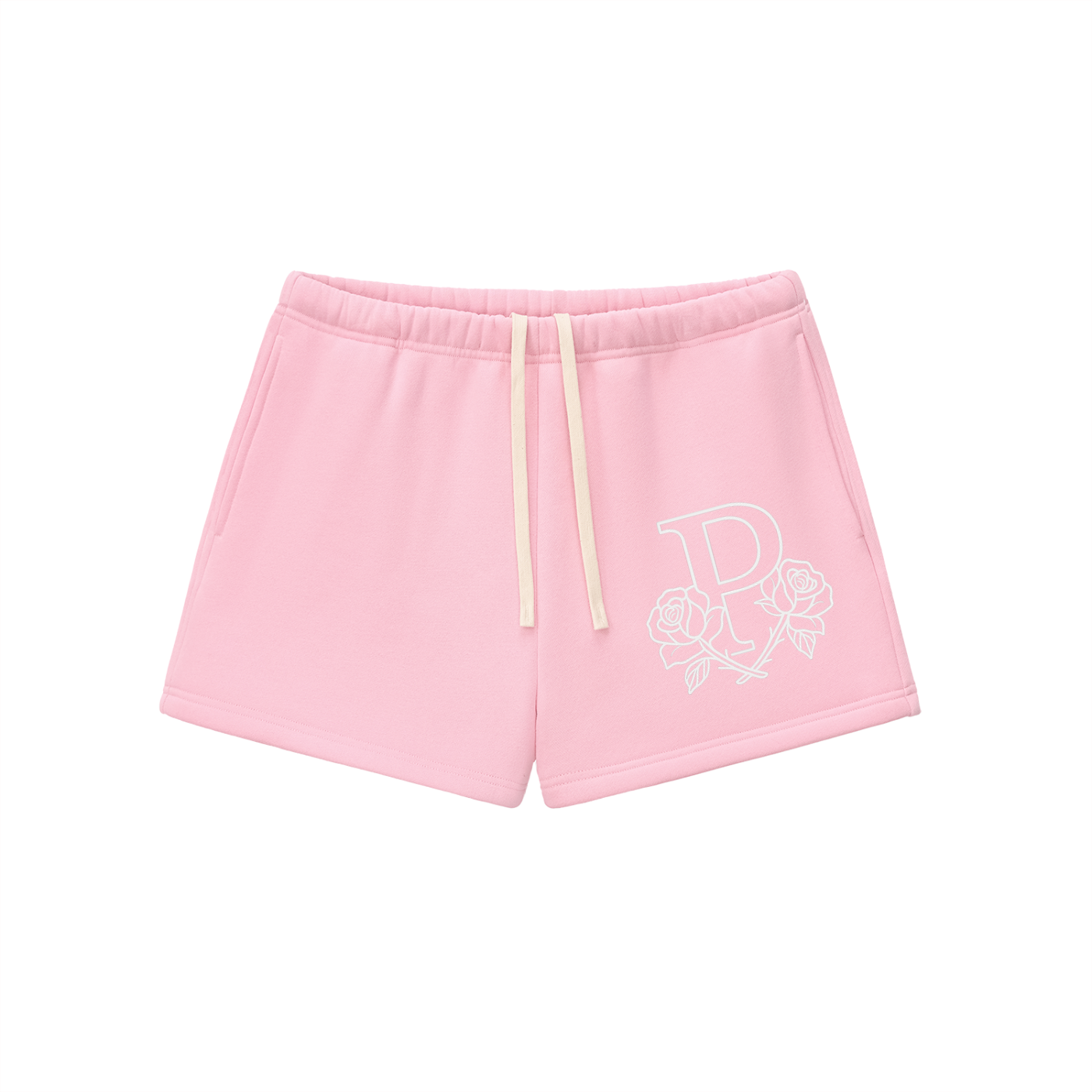 Phantom Rose Fleece Drawstring Sweat shorts