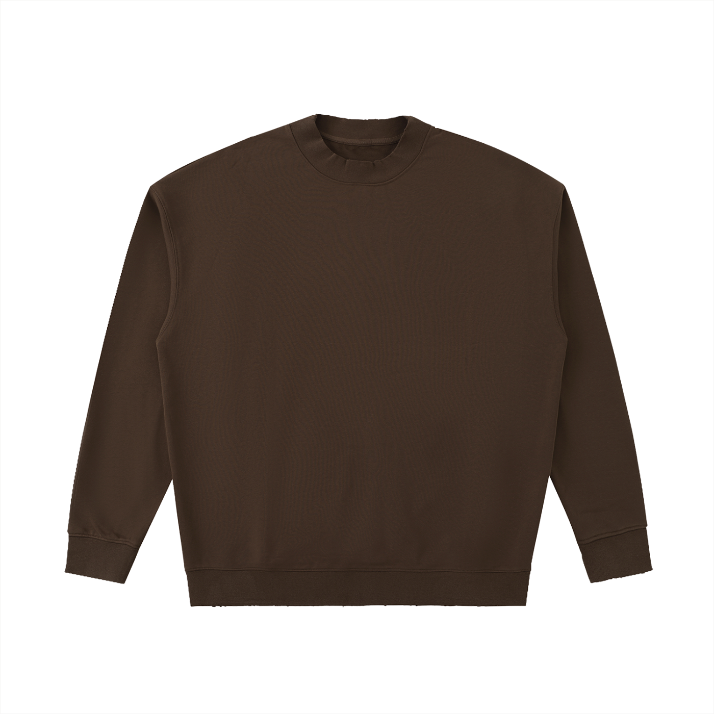 Essential Raw-Edge crewneck sweatshirt