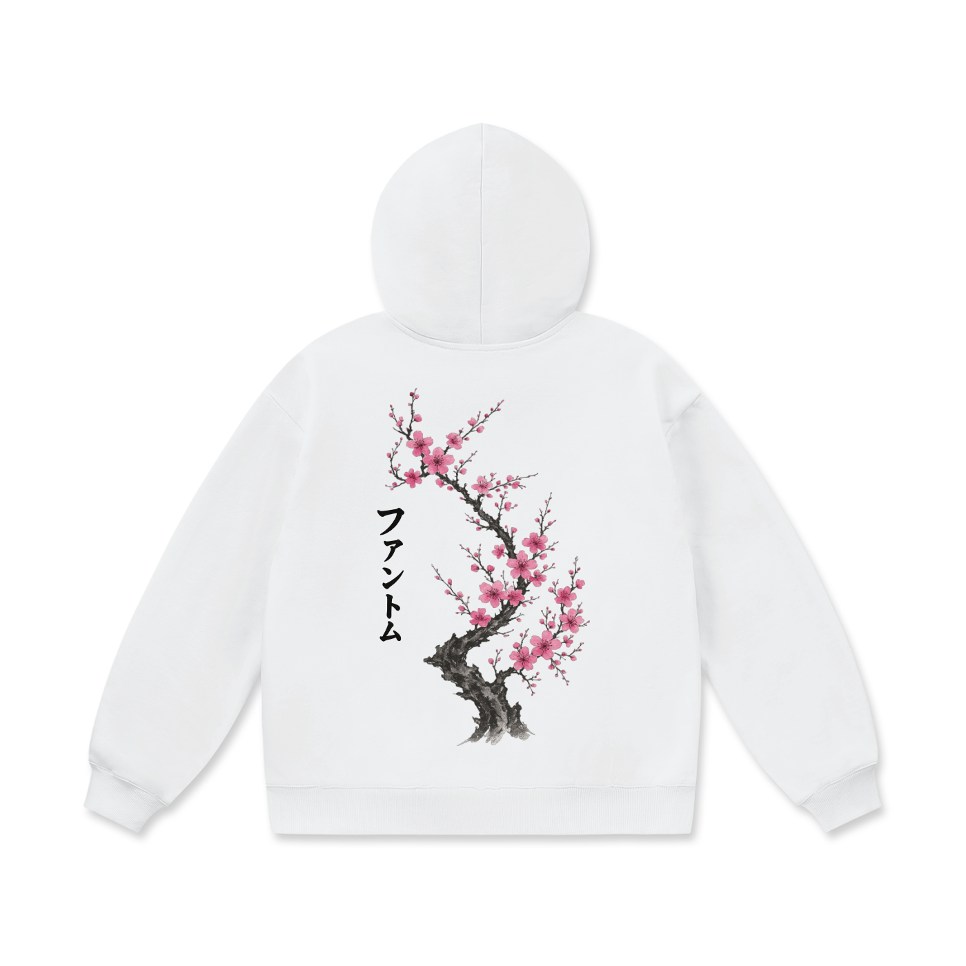 Cherry blossom heavyweight fleece hoodie