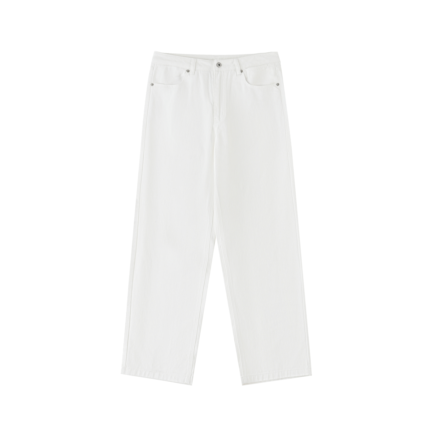 Essential Straight-Leg Cotton Pants