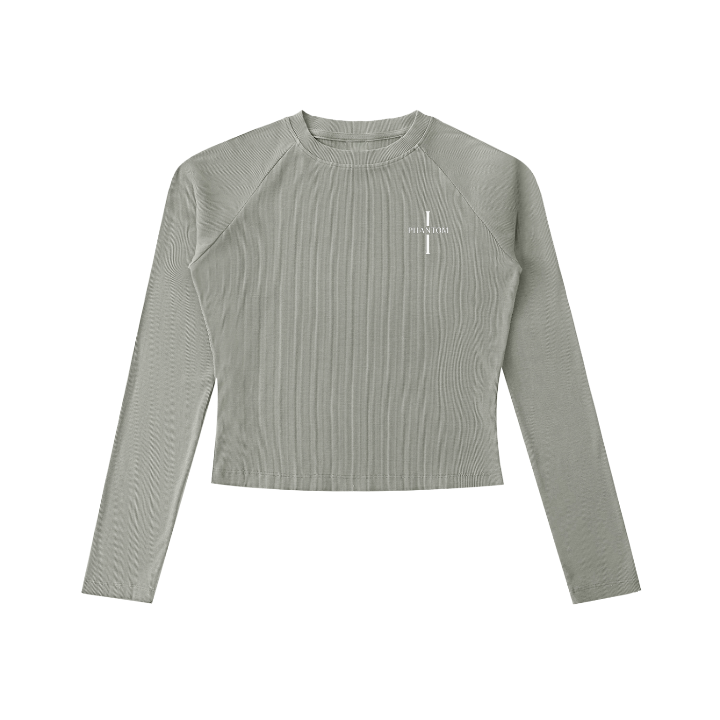 Phantom Cross Washed Long Sleeve Slim T-Shirt
