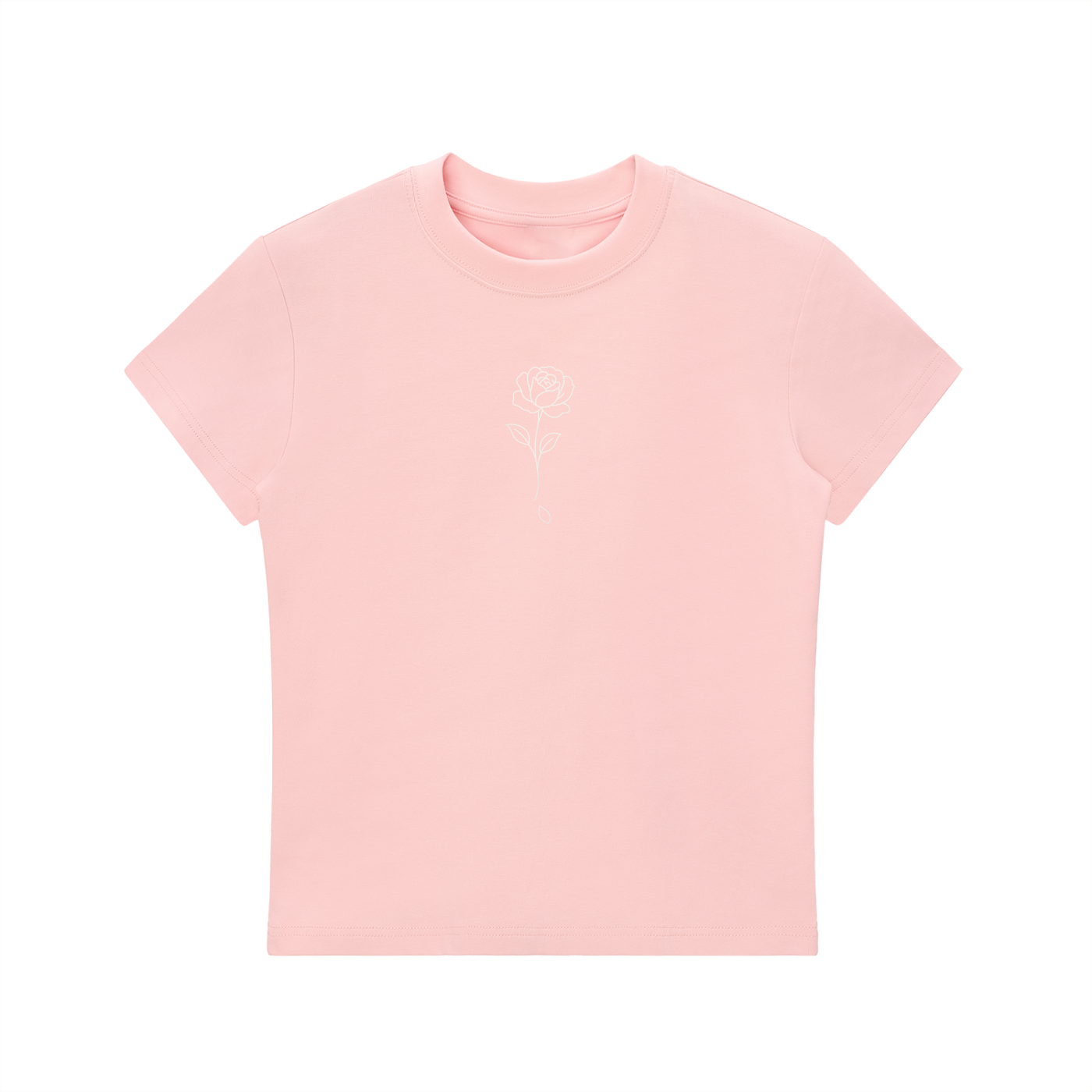 Fallen Rose Crewneck T-Shirt