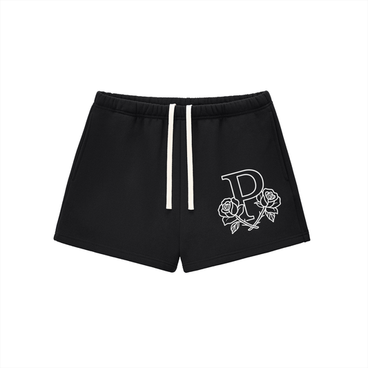 Phantom Rose Fleece Drawstring Sweat shorts