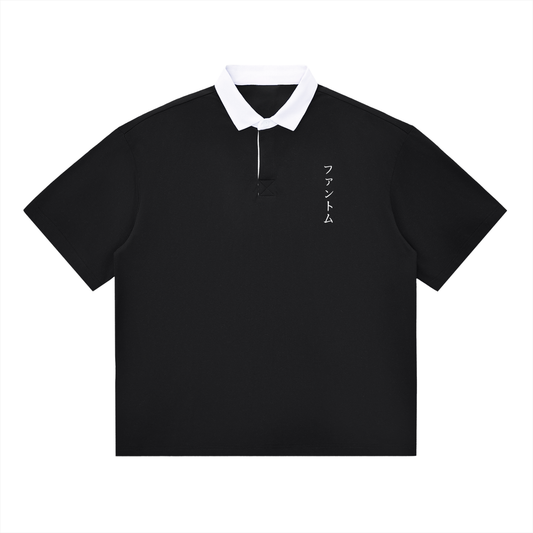 Katakana Contrast Polo