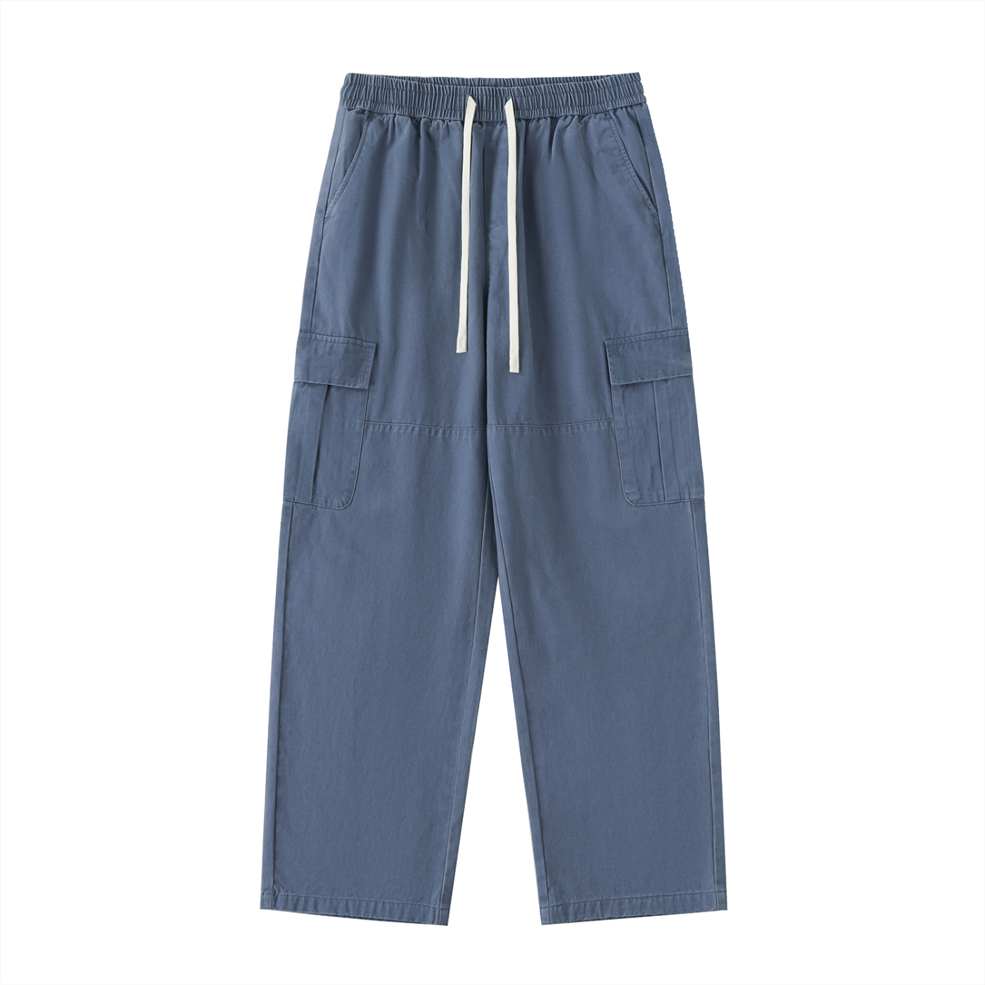 Phantom Cross Drawstring Straight-Leg Cargo Pants
