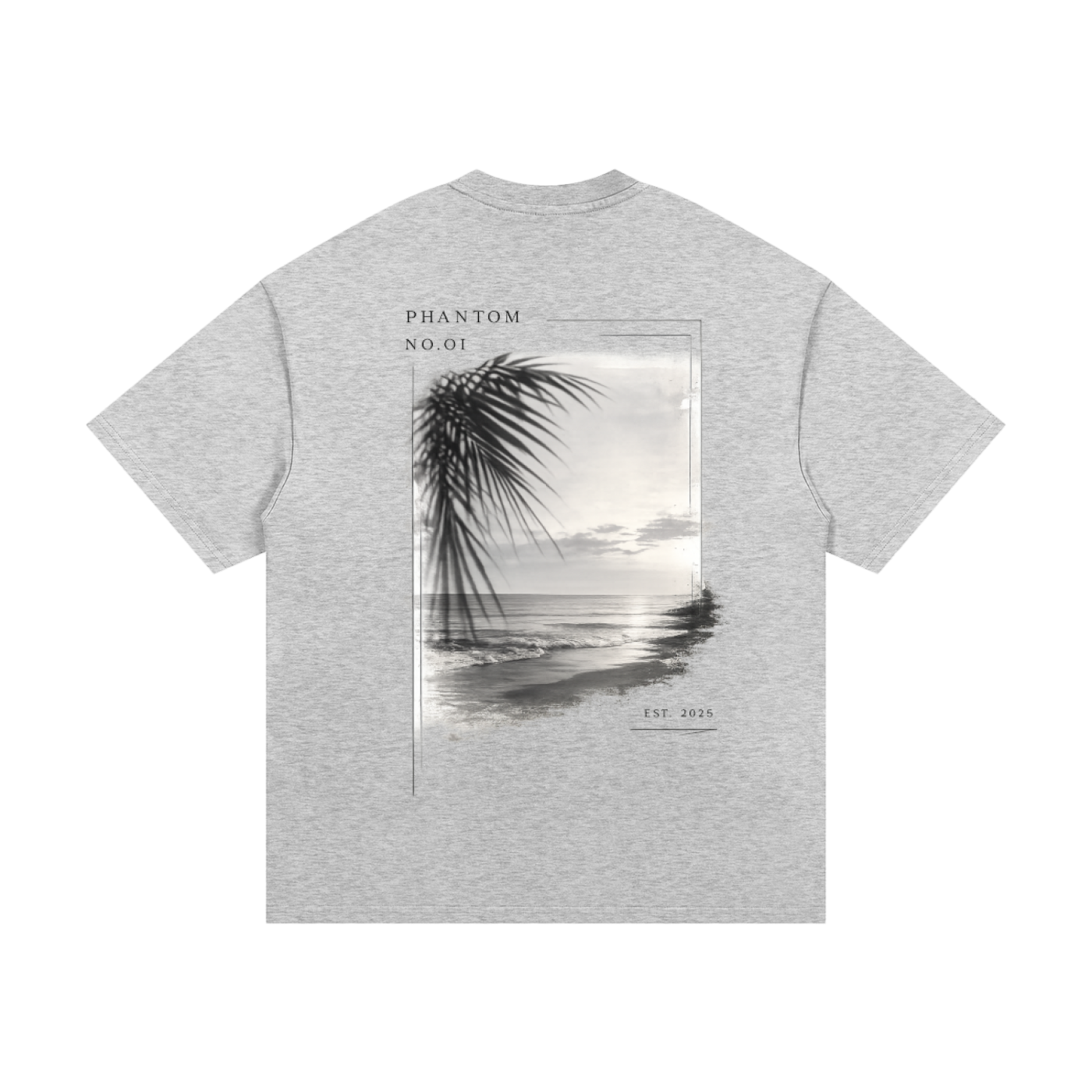 "Coastal Stillness" Cotton T-Shirt
