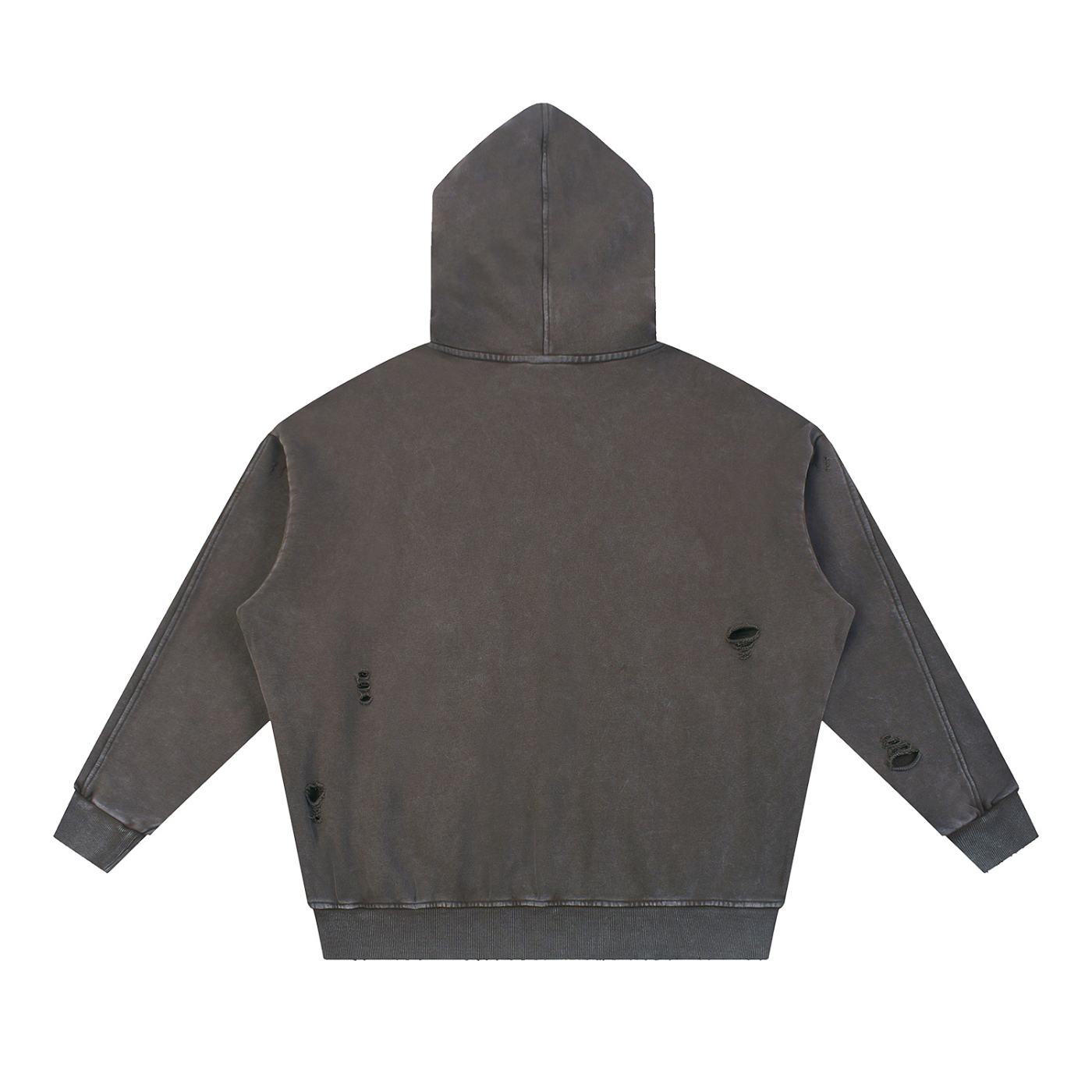 Phantom No.01 "Axis Mark" Distressed Hoodie