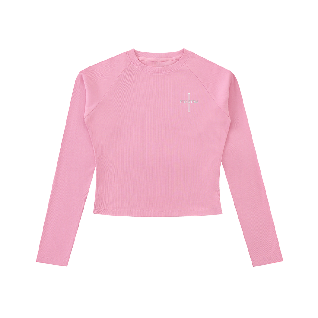 Phantom Cross Washed Long Sleeve Slim T-Shirt