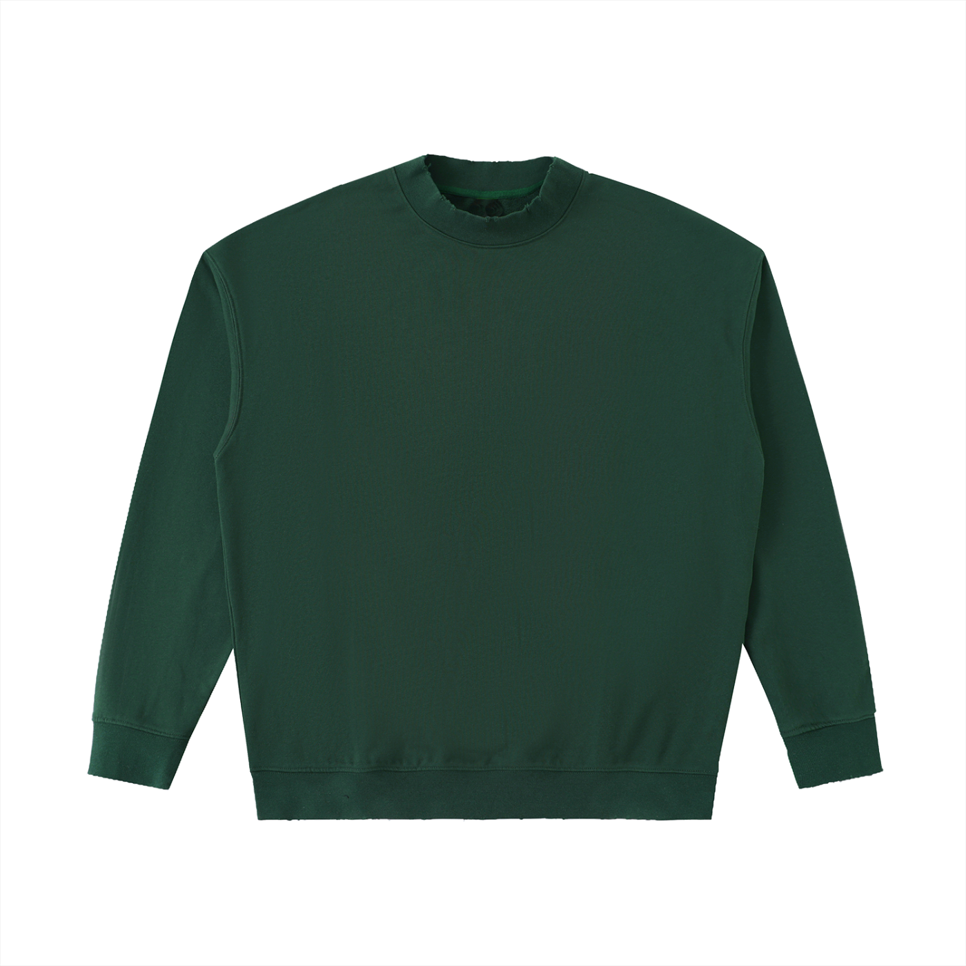 Essential Raw-Edge crewneck sweatshirt