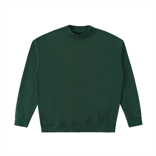 Essential Raw-Edge crewneck sweatshirt