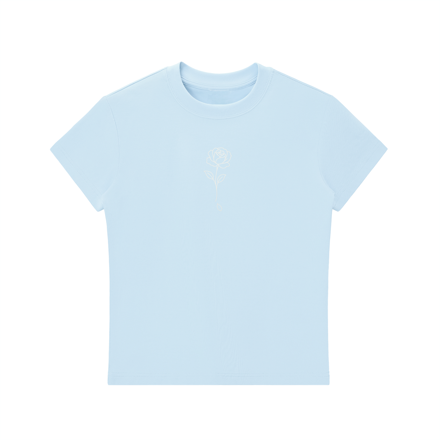 Fallen Rose Crewneck T-Shirt