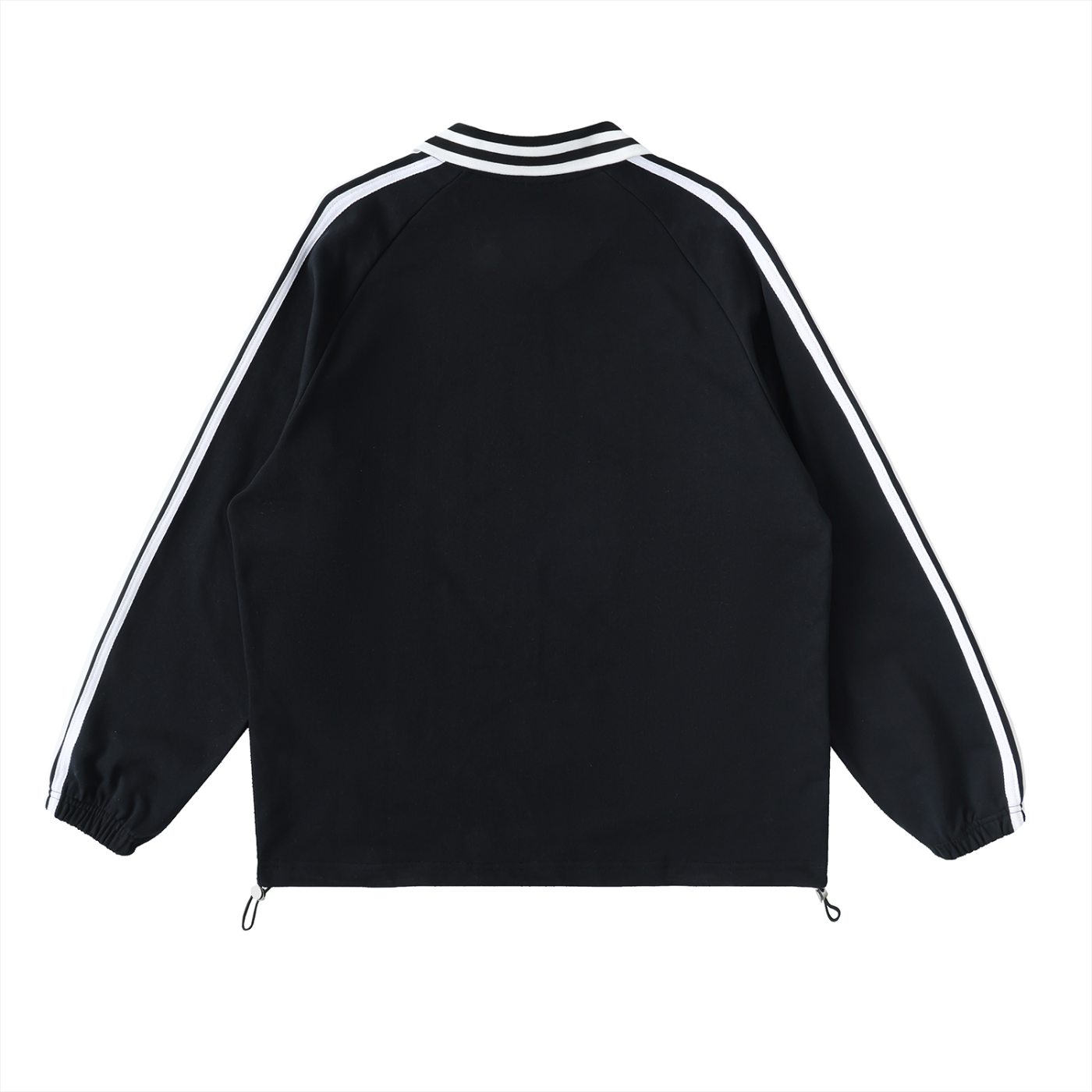 Studio Contrast Striped Collar Sweatshirt
