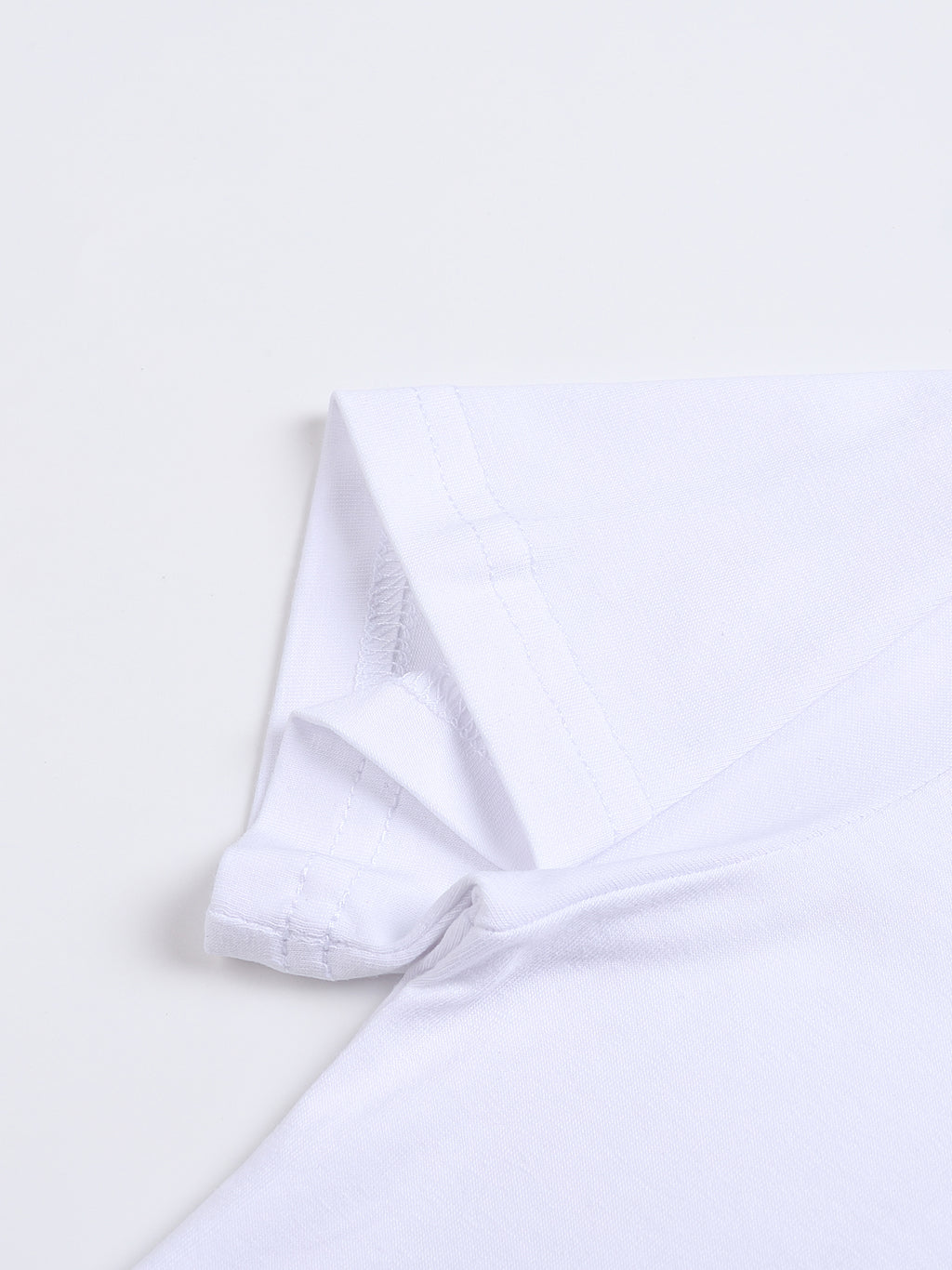 Two Faced Fitted Crop Cotton T-Shirt