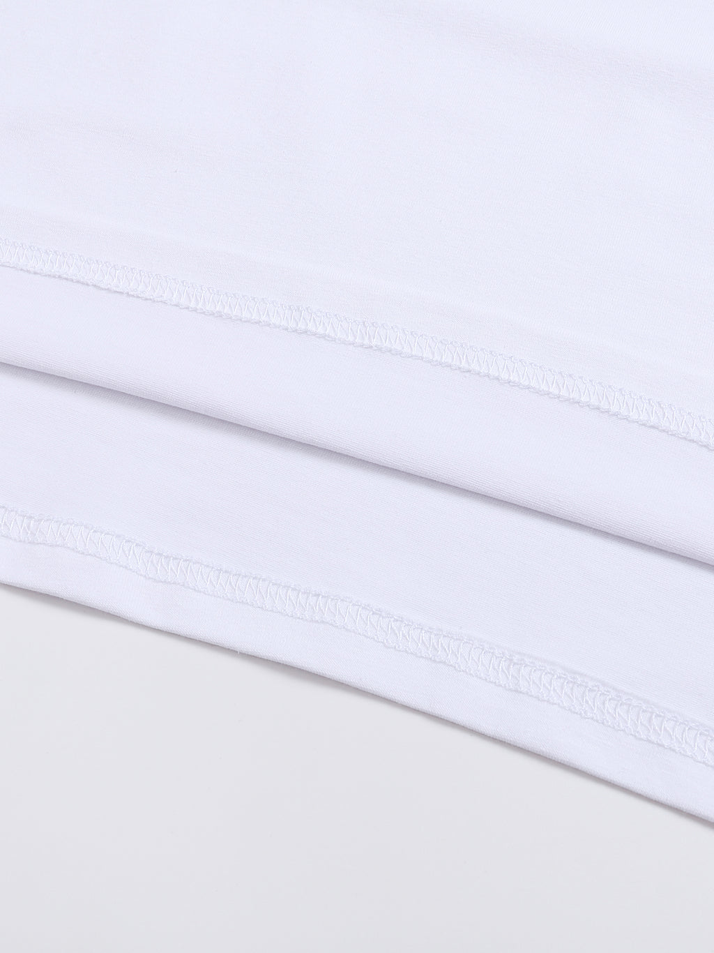 Two Faced Fitted Crop Cotton T-Shirt