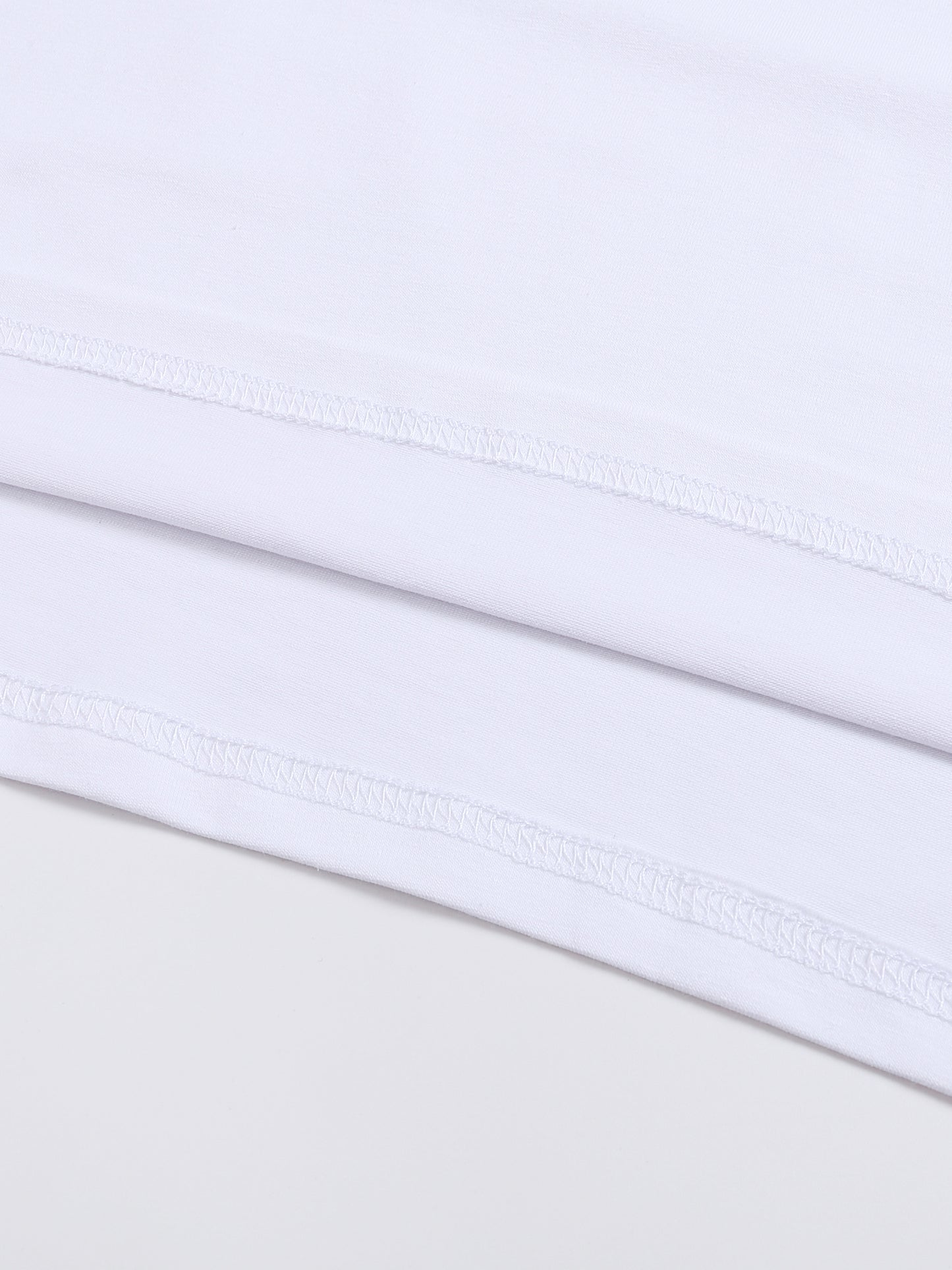 Two Faced Fitted Crop Cotton T-Shirt