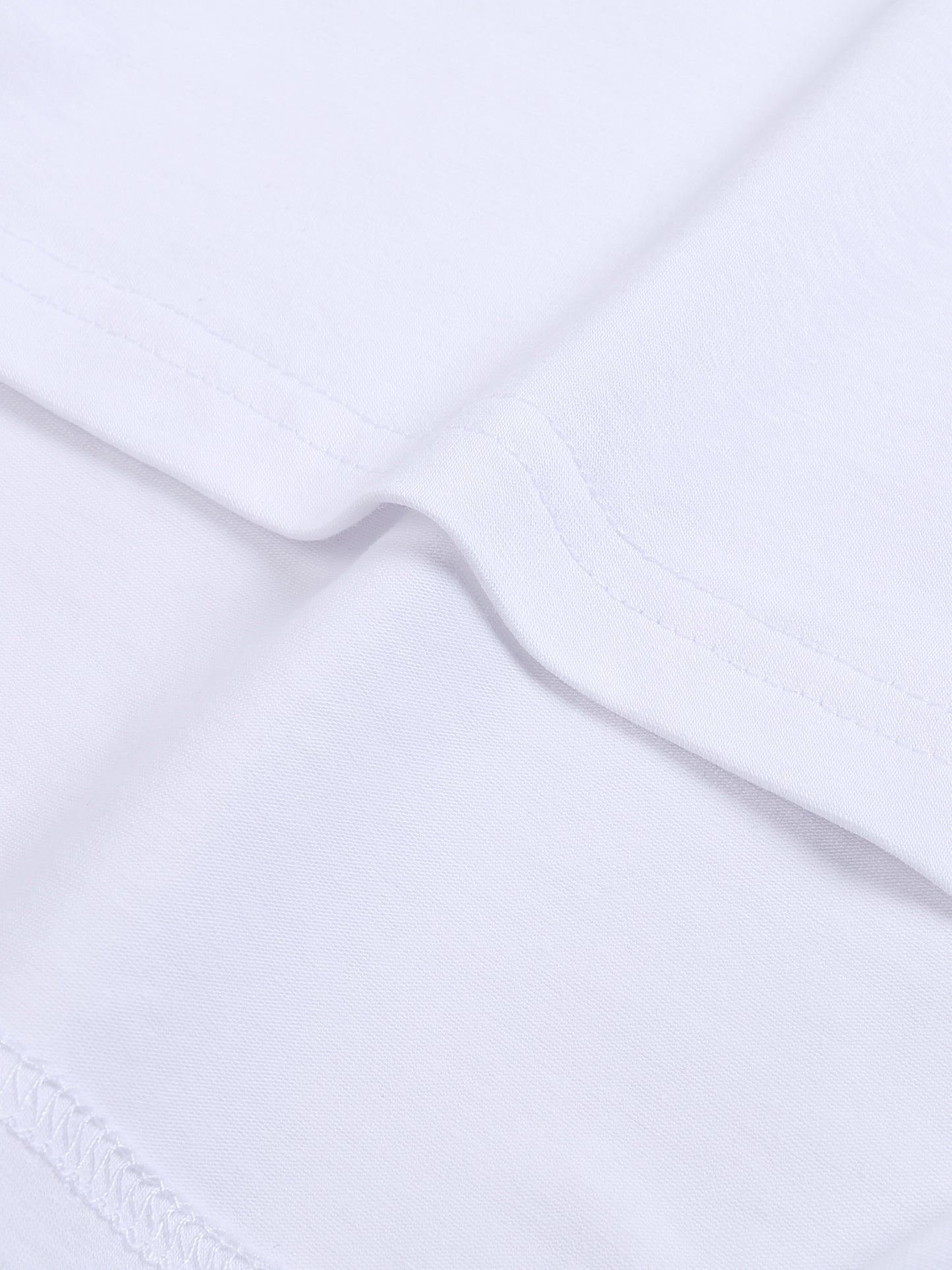 Two Faced Fitted Crop Cotton T-Shirt