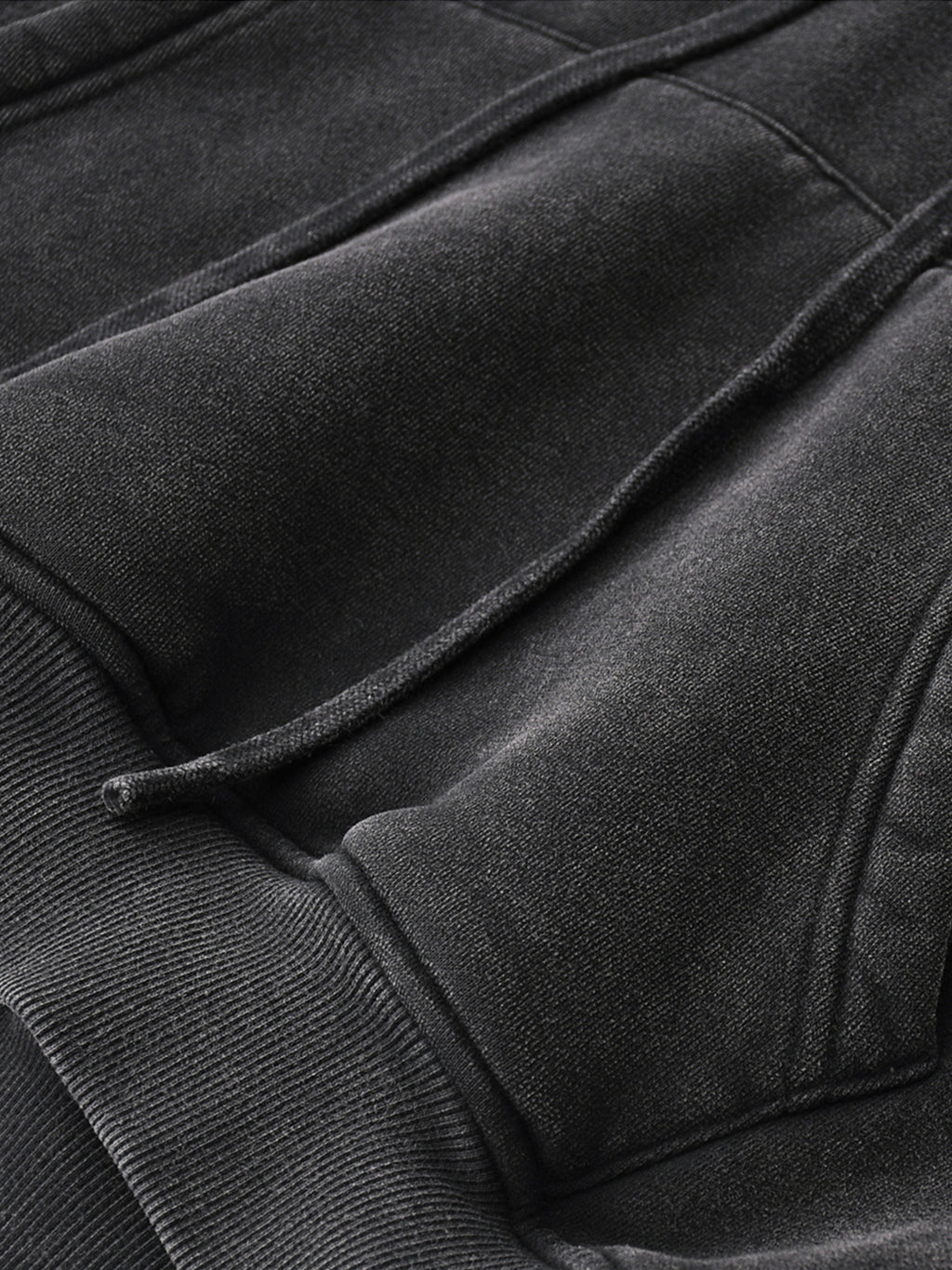 Blessed Snow Washed Cropped Hoodie