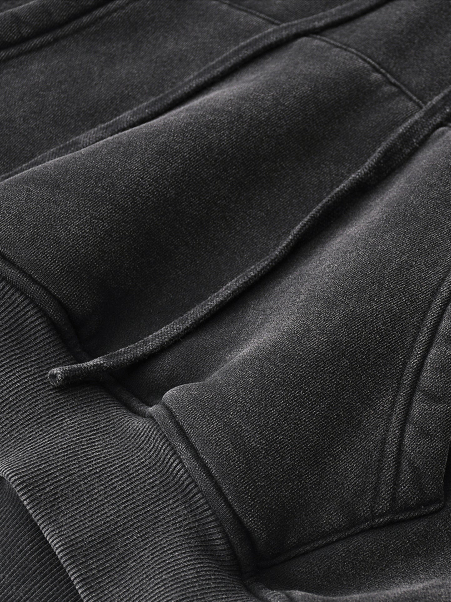 Blessed Snow Washed Cropped Hoodie