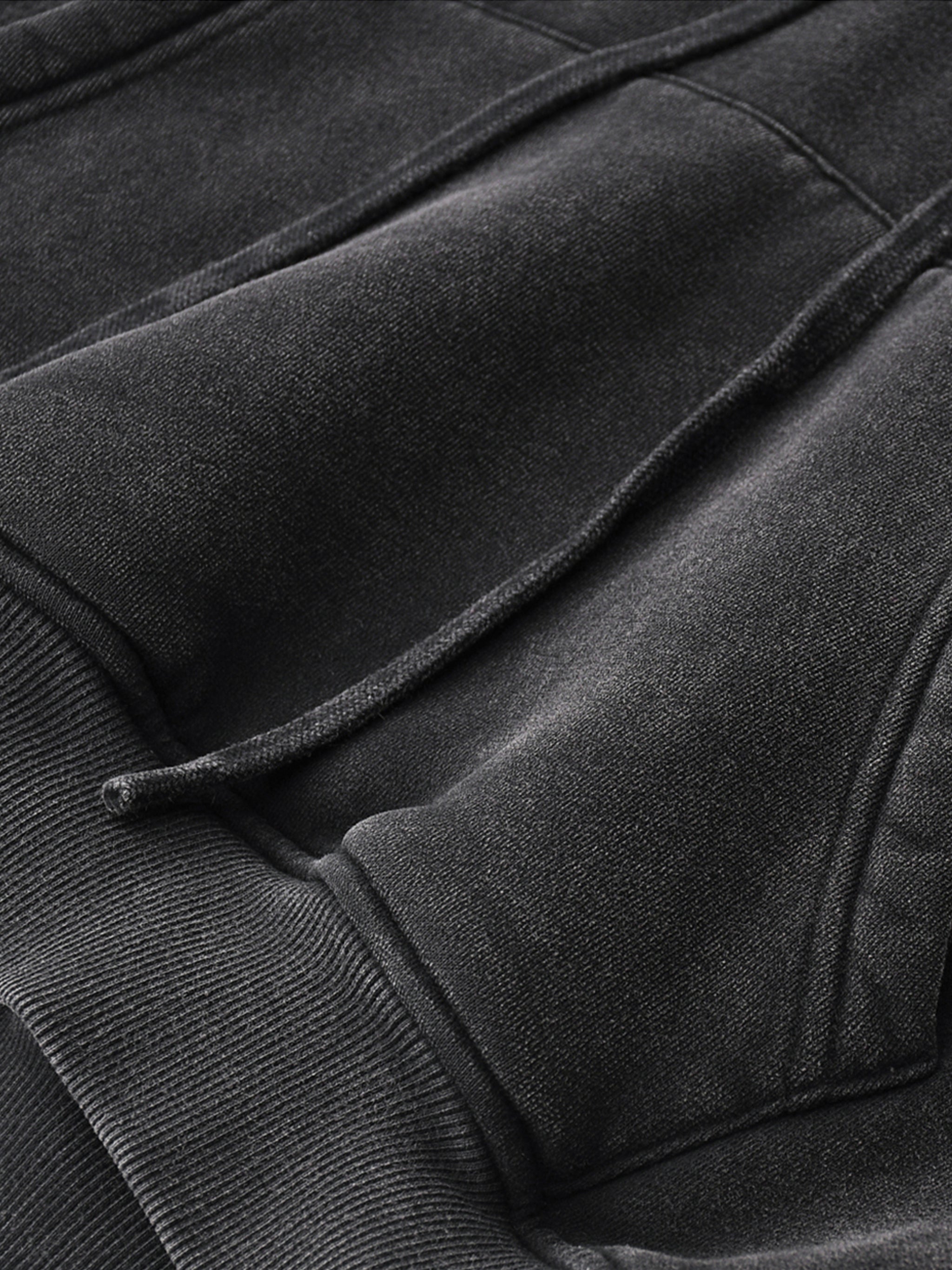 Two Faced Snow Washed Cropped Hoodie