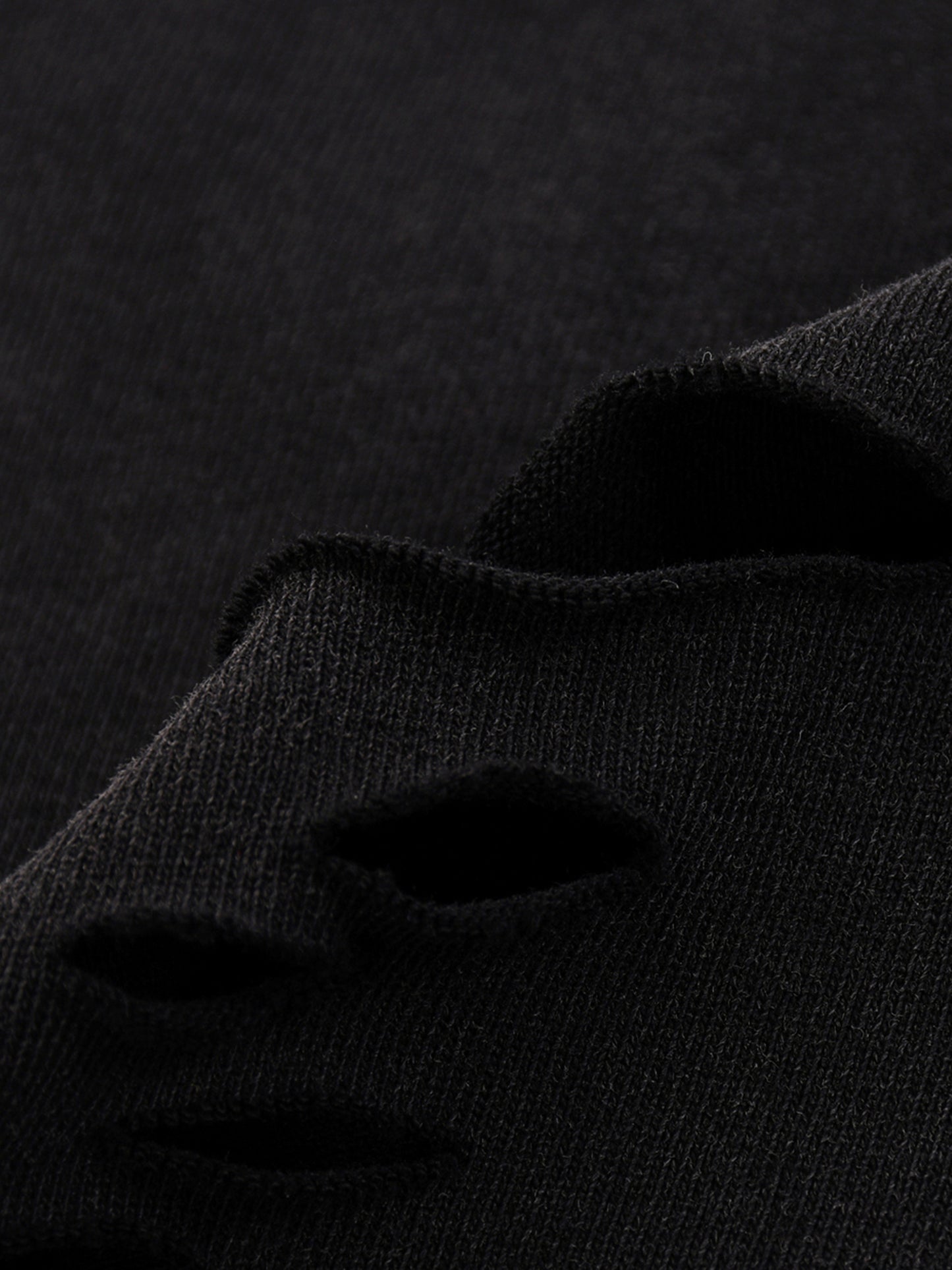 "No.01 Cross" Raw-Hem T-Shirt