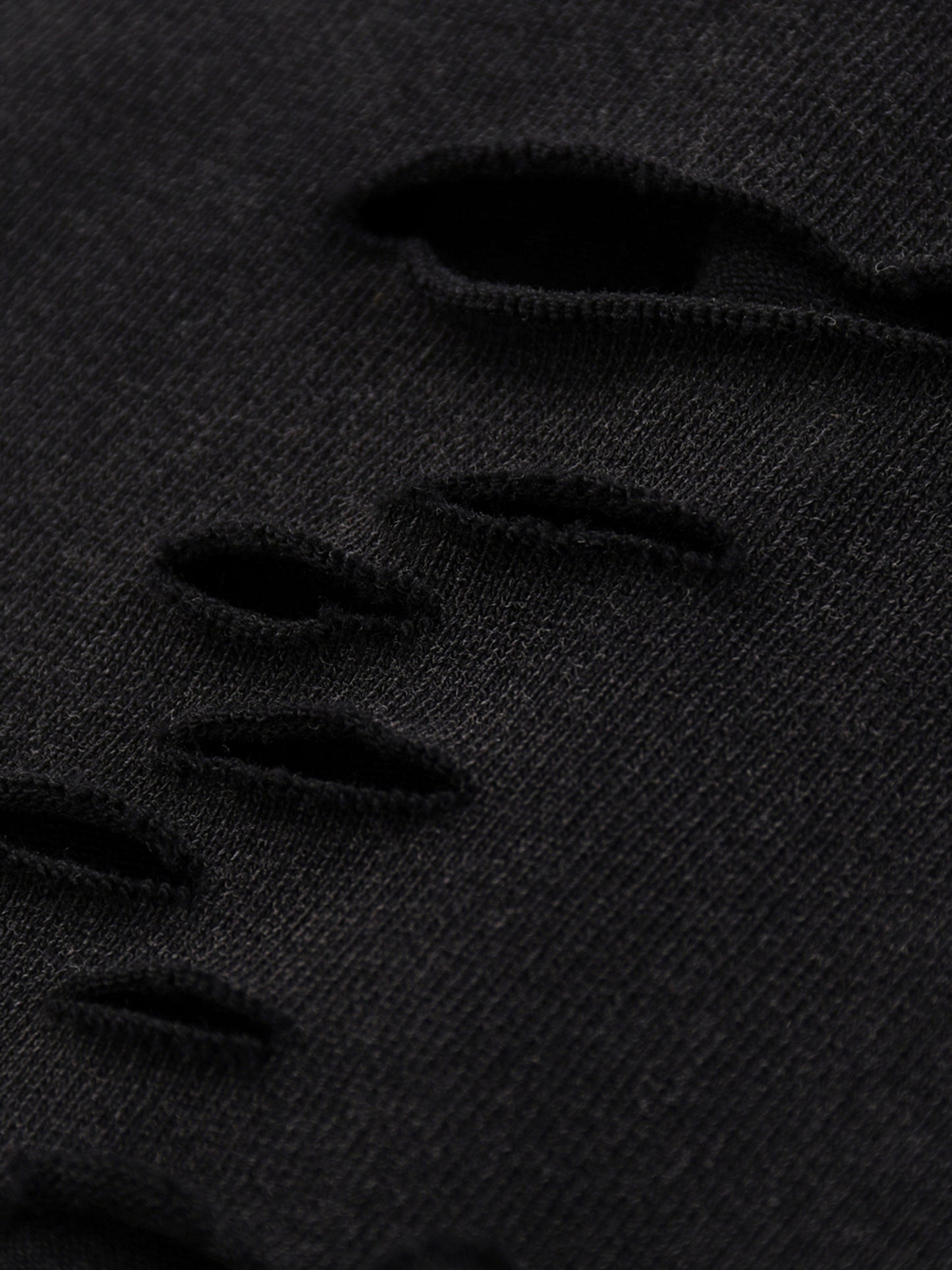 "No.01 Cross" Raw-Hem T-Shirt