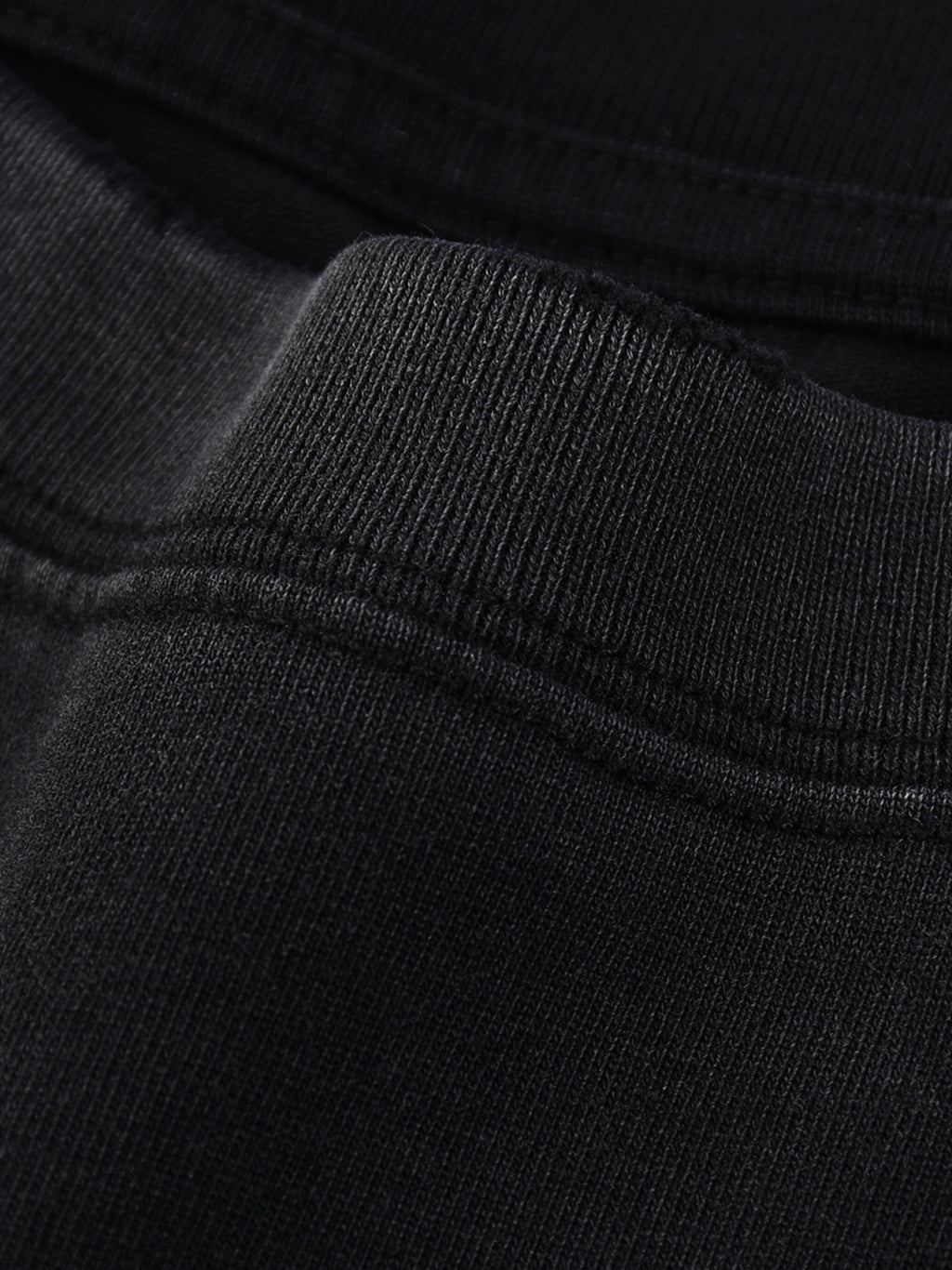 Claw Through Raw Edge Cotton Crewneck