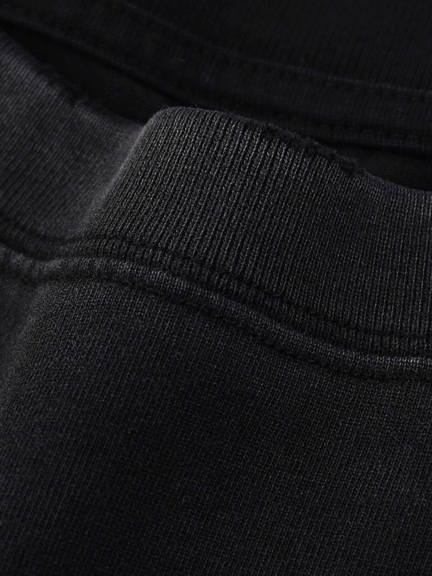 Claw Through Raw Edge Cotton Crewneck