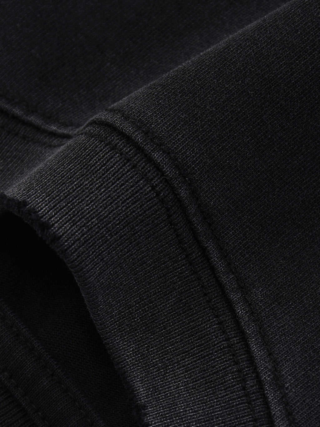 Claw Through Raw Edge Cotton Crewneck