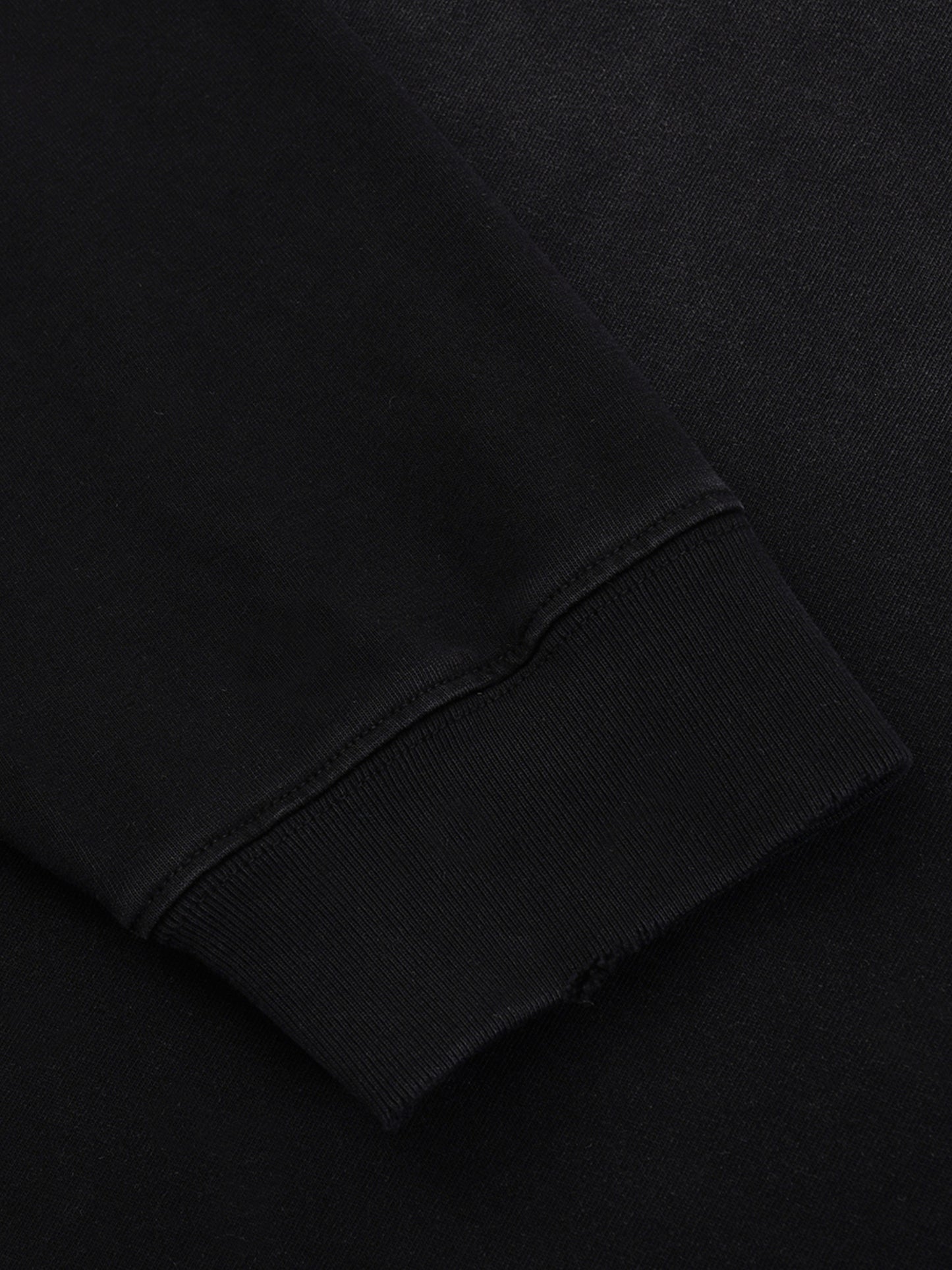 Claw Through Raw Edge Cotton Crewneck