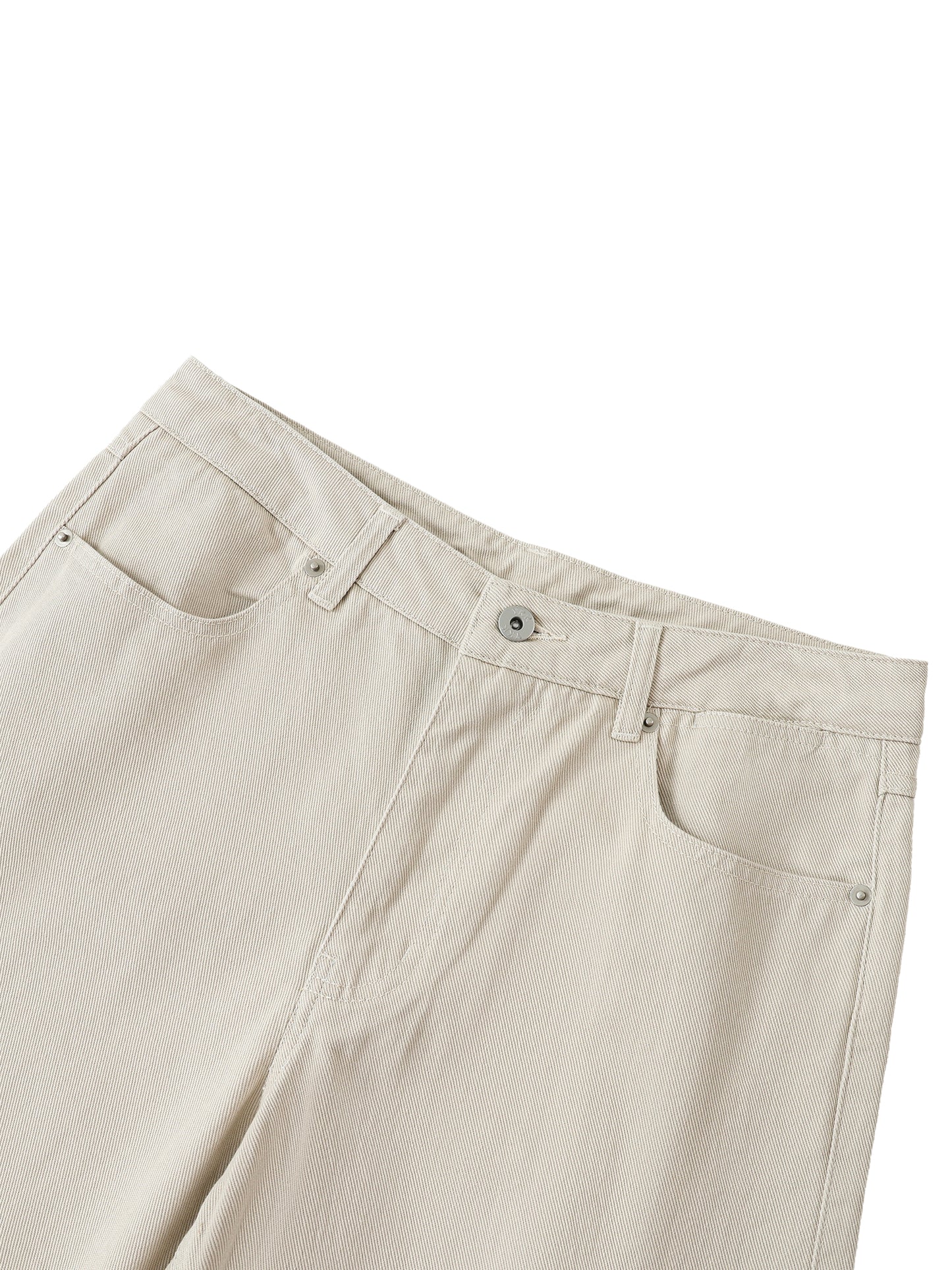 Essential Straight-Leg Cotton Pants