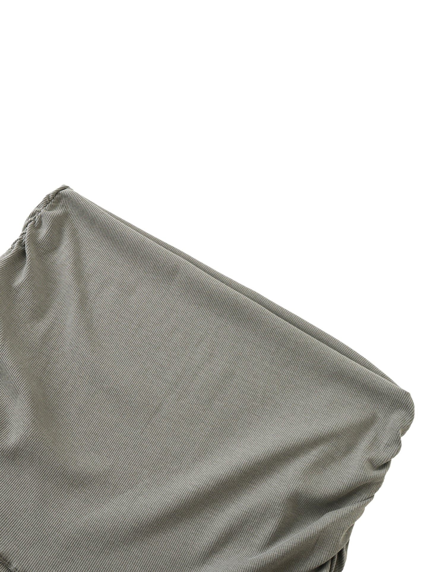 Dyed Washed Straight Hip-Hugging Slim Skirt