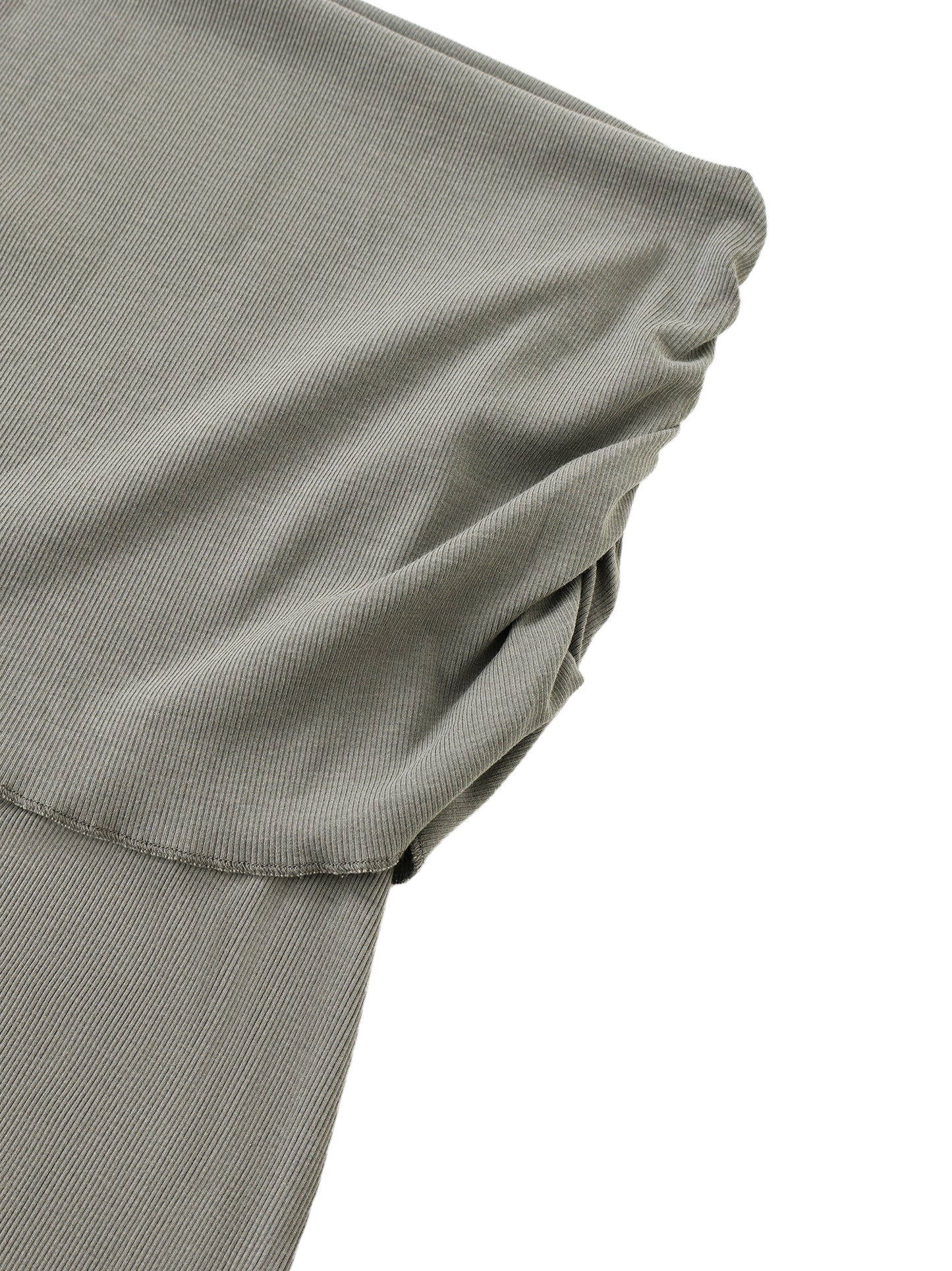 Dyed Washed Straight Hip-Hugging Slim Skirt