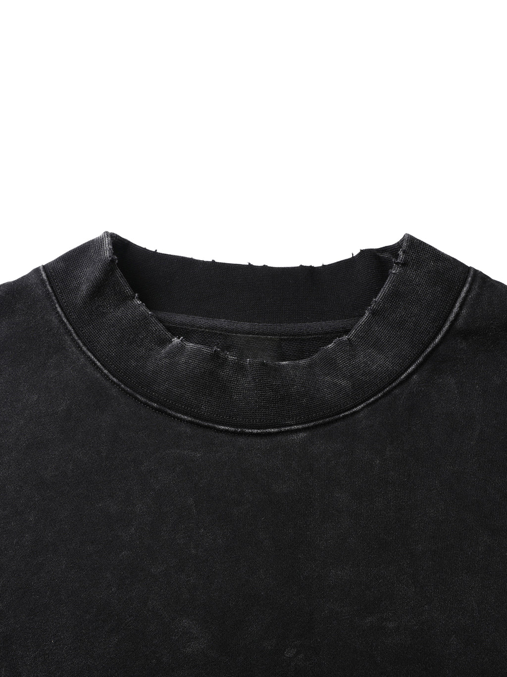 Essential Raw-Edge crewneck sweatshirt